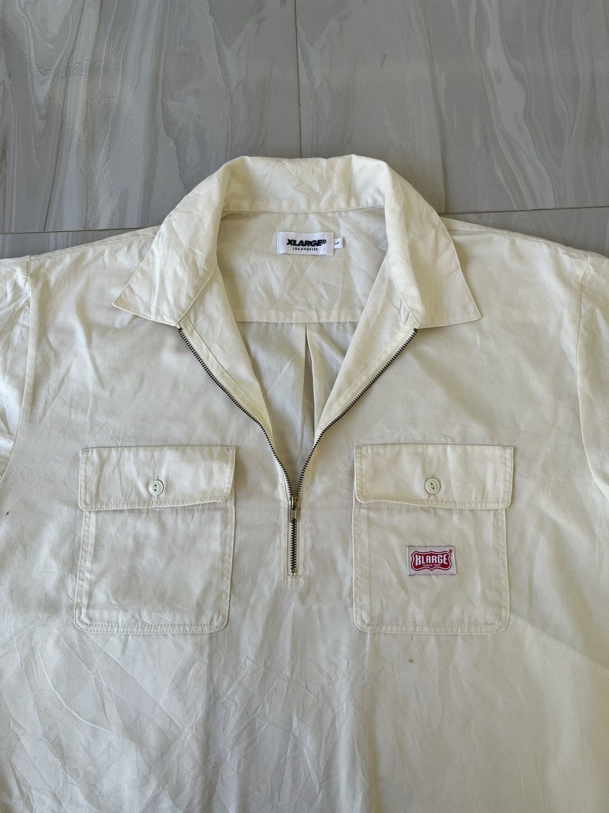 Designer × Japanese Brand × Xlarge XLARGE LOS ANGELES Half zip jacket🦍 Size US L / EU 52-54 / 3 - 1 Thumbnail