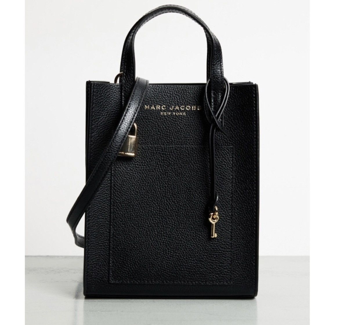 Marc Jacobs Marc Jacobs black leather small tote Size ONE SIZE - 6 Thumbnail