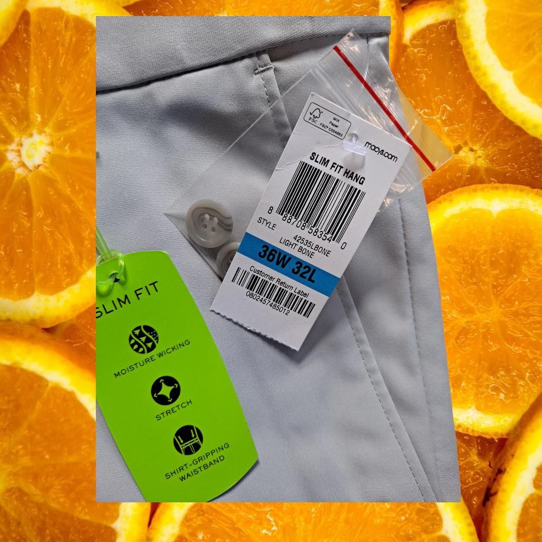 Greg Norman New Greg Norman Tasso Elba Slim Fit Moisture Wicking Off Whi Size US 36 / EU 52 - 6 Thumbnail