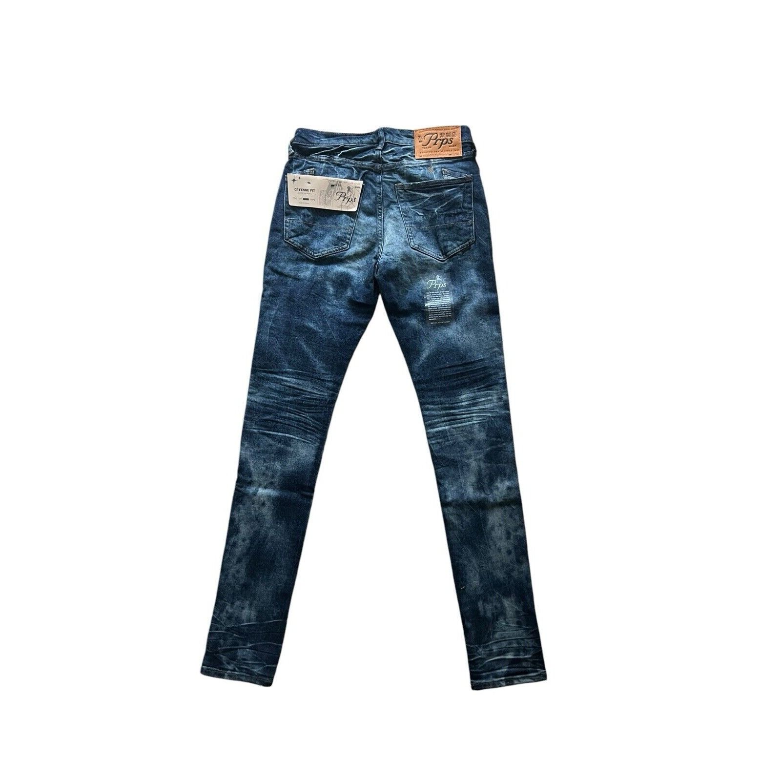 Prps PRPS Cayenne Skinny Fit Men's Stretch Jeans Blue Size 29/32 Size US 29 - 2 Thumbnail