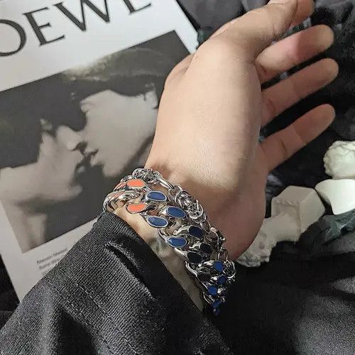 Designer Retro punk bracelet Size ONE SIZE - 4 Thumbnail