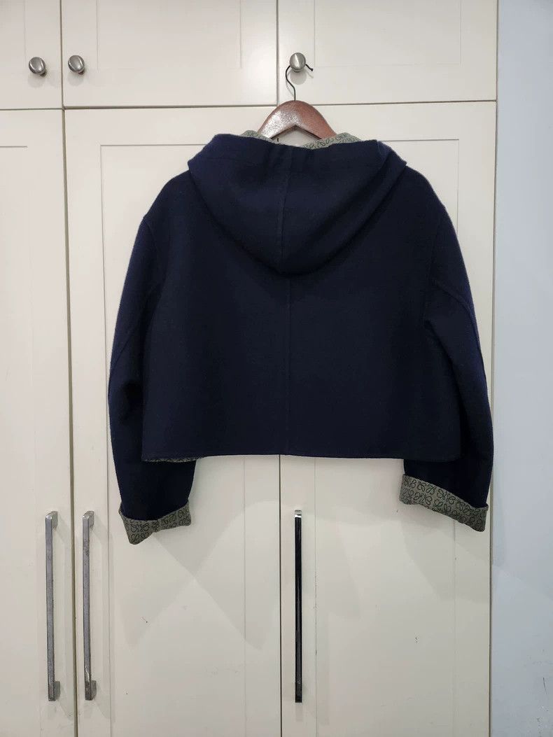 Loewe Loewe Midnight blue wool jacket with LOGO zipper and hood Size XS / US 0-2 / IT 36-38 - 2 Thumbnail