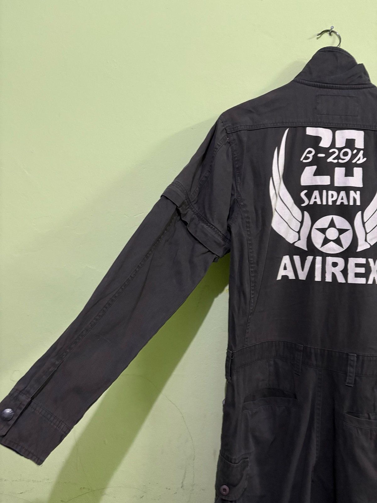 Avirex × Vintage vintage Avirex Jumpsuits Coverall Saipan B-29's Big Logo Size US 32 / EU 48 - 13 Thumbnail