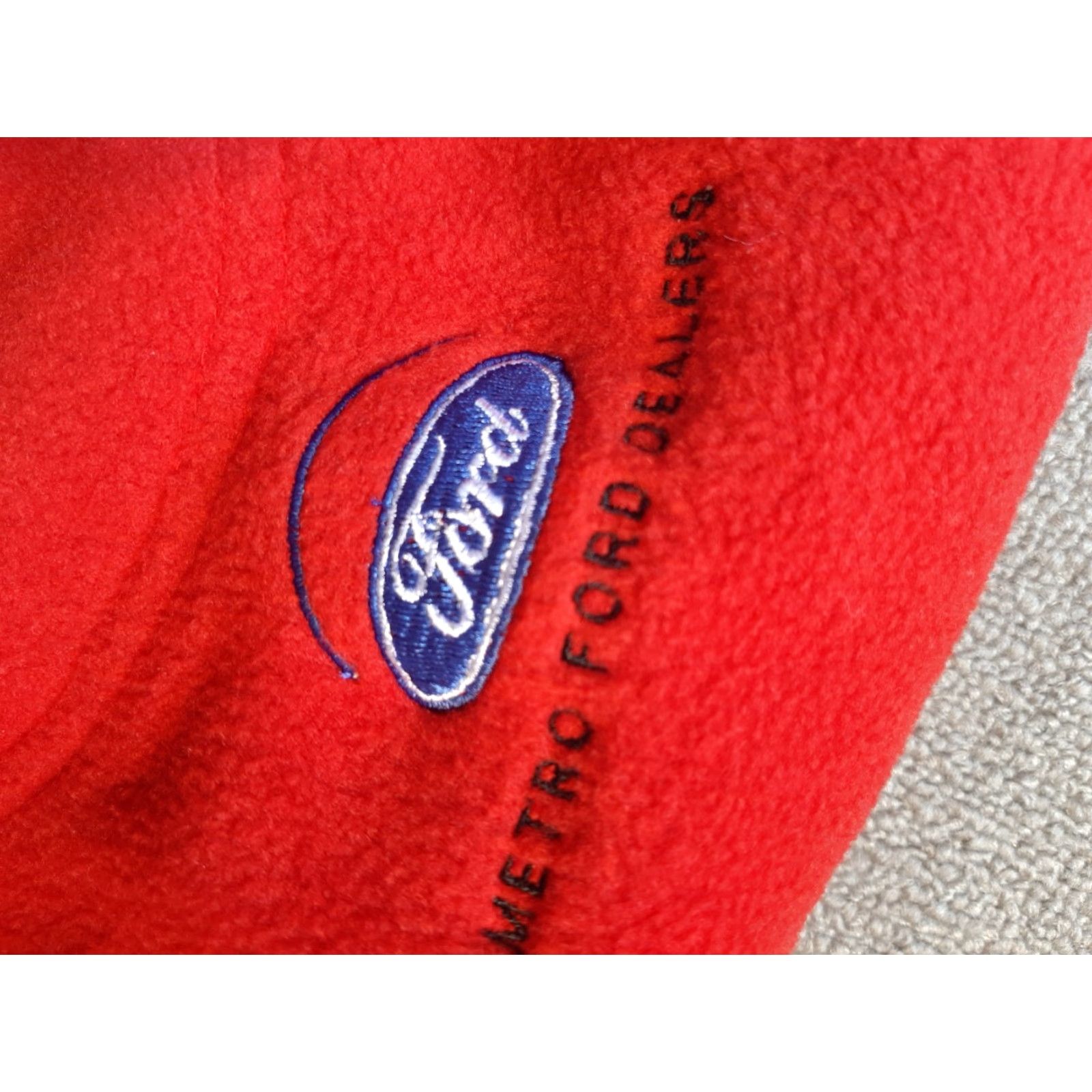 Ford TIMBERLINE Mens Jacket XL Red Full Zip Logos Size US XL / EU 56 / 4 - 5 Thumbnail
