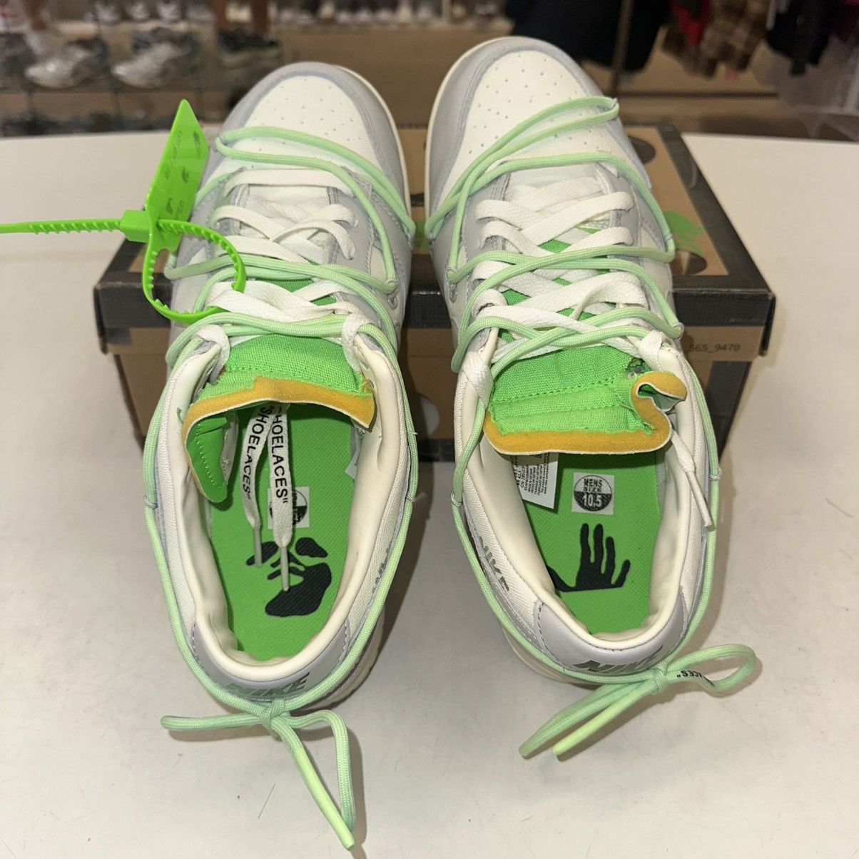 Nike × Off-White Size 10.5 - Nike Dunk Low x Off-White Lot 07 of 50 2021 Size US 10.5 / EU 43-44 - 3 Thumbnail
