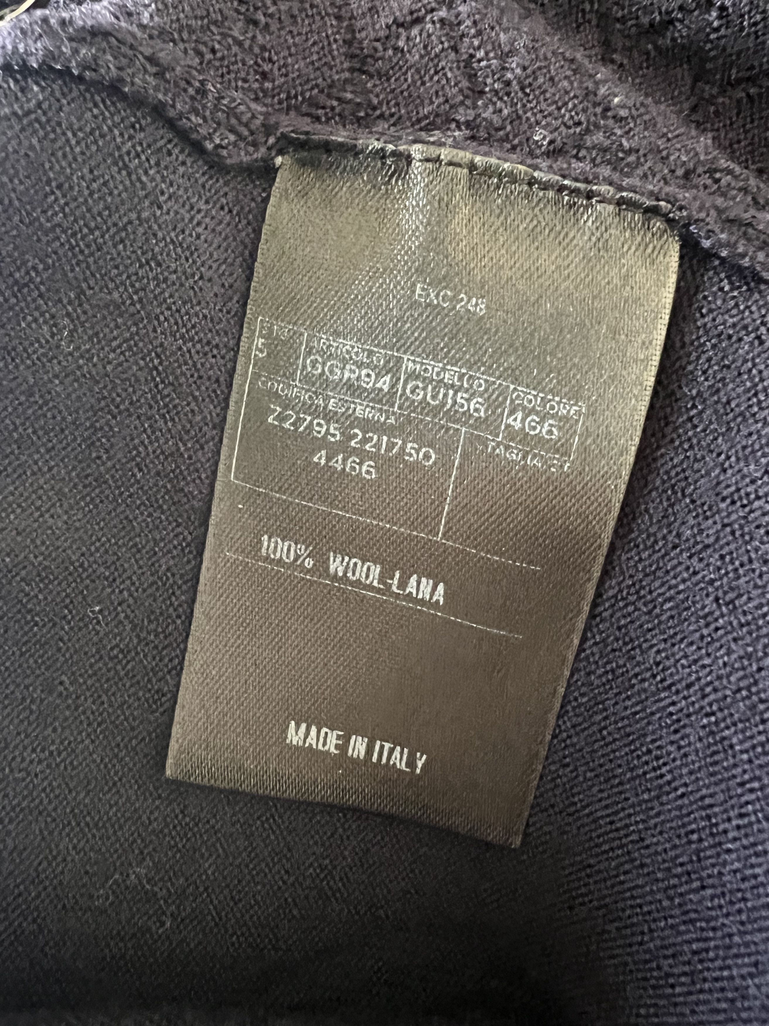 Gucci Gucci Blue Wool Cardigan Size US L / EU 52-54 / 3 - 6 Thumbnail