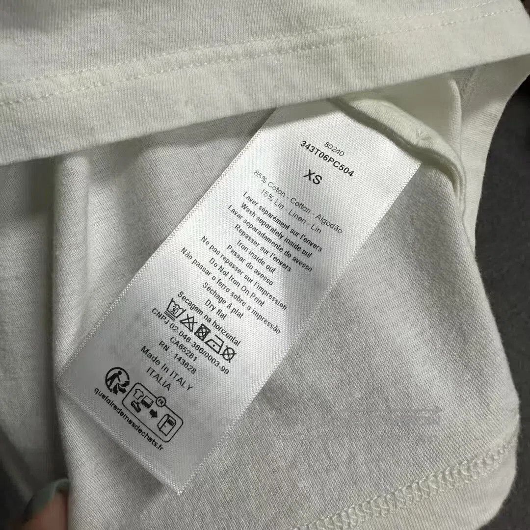 Dior Dior T-shirt with animal patterned letter printing| Size XS / US 0-2 / IT 36-38 - 3 Thumbnail