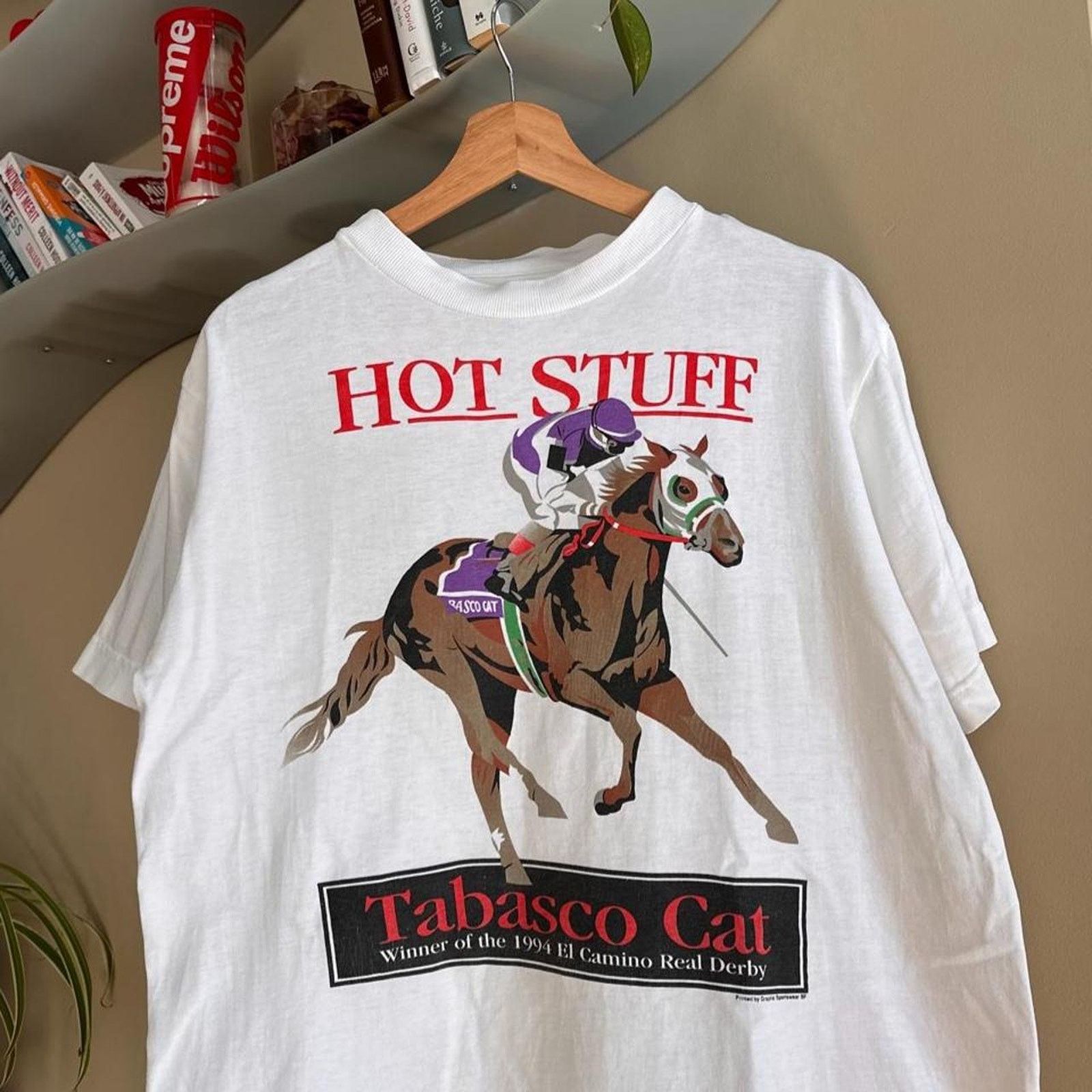 Vintage Vintage Tabasco Cat Kentucky Derby Shirt Size US L / EU 52-54 / 3 - 2 Thumbnail