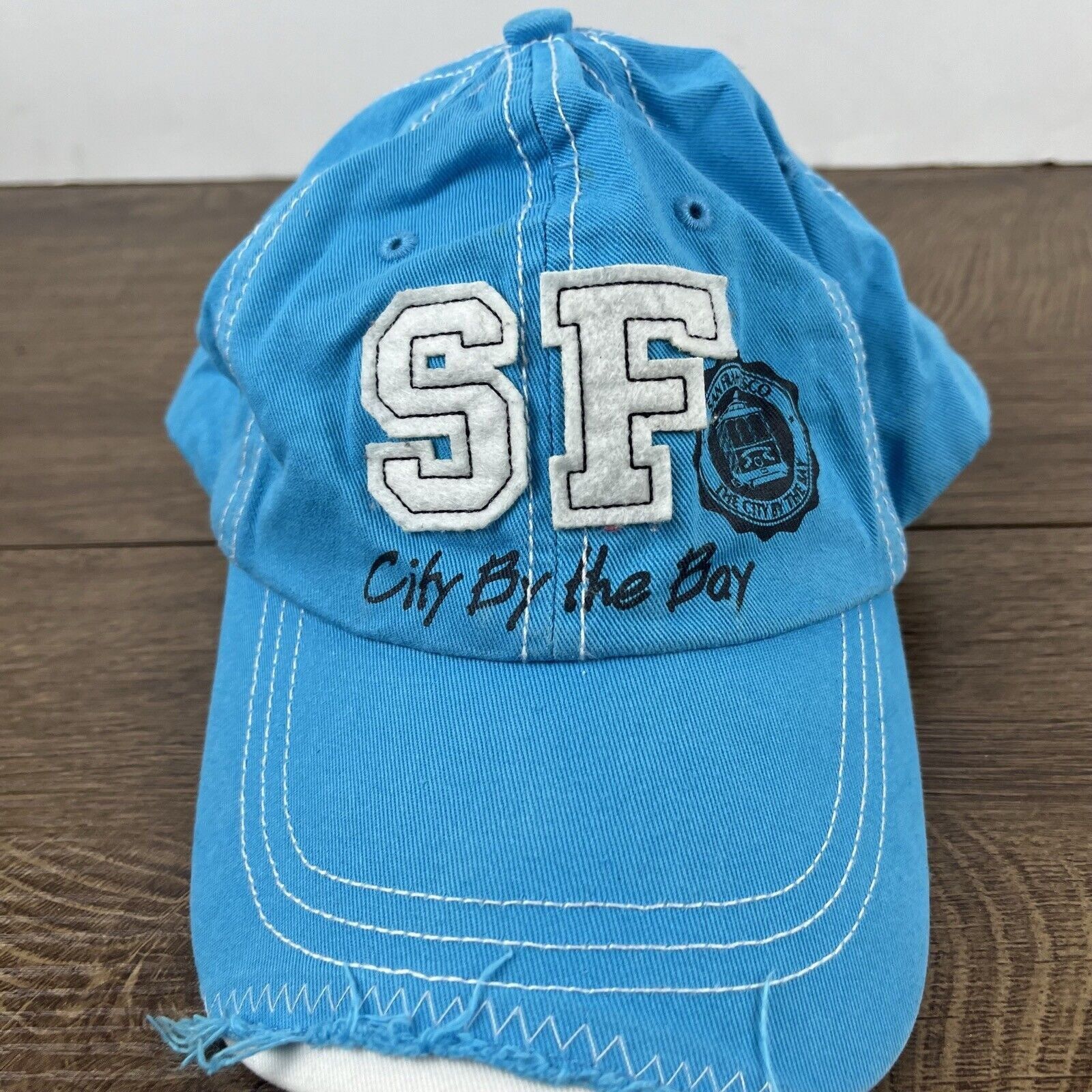 Other San Francisco Hat City by the Bay Hat Blue Cap Adjustable Bl Size ONE SIZE - 6 Thumbnail