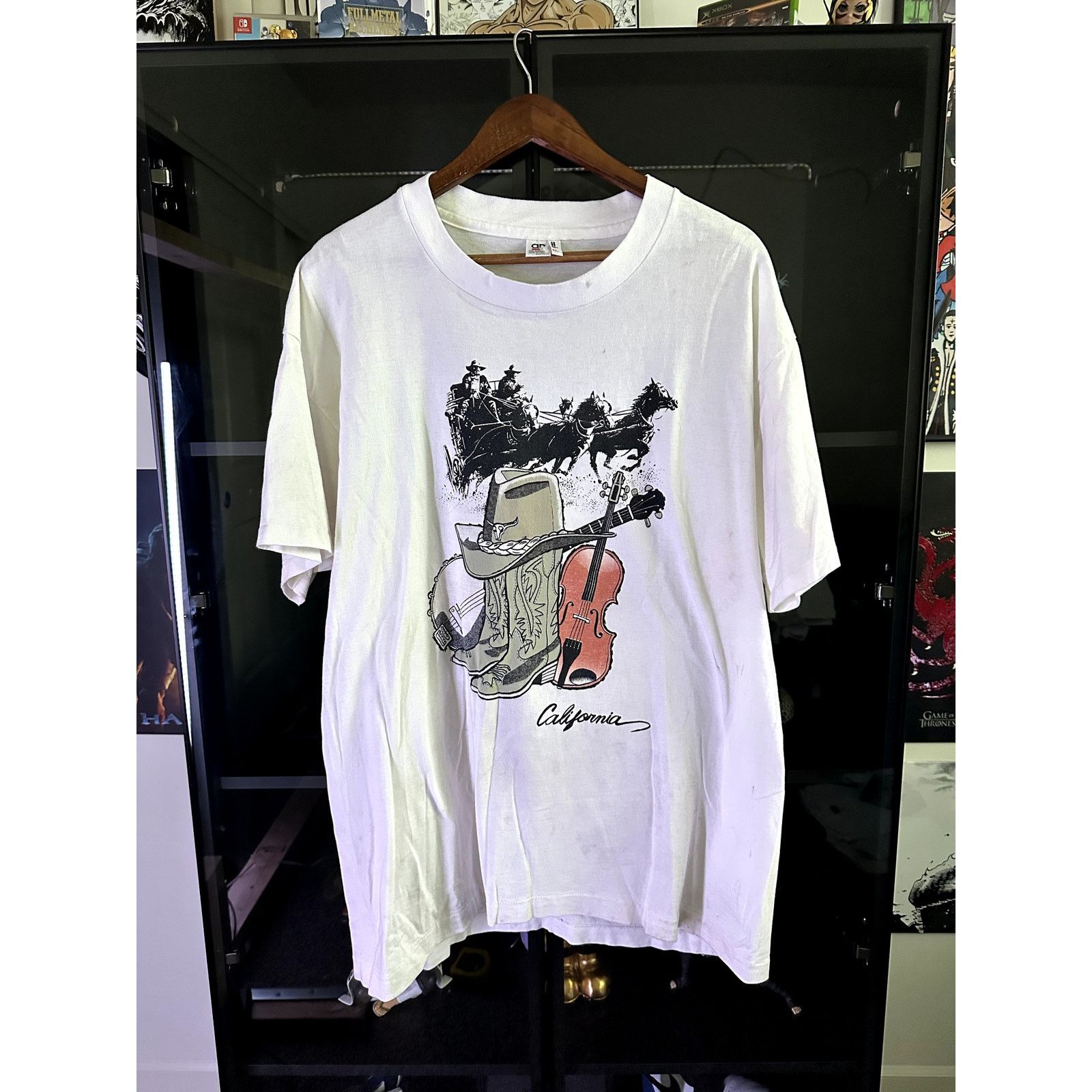 Anvil Vintage California Cowboy T-Shirt Anvil Tag Size XL Size US XL / EU 56 / 4 - 1 Thumbnail