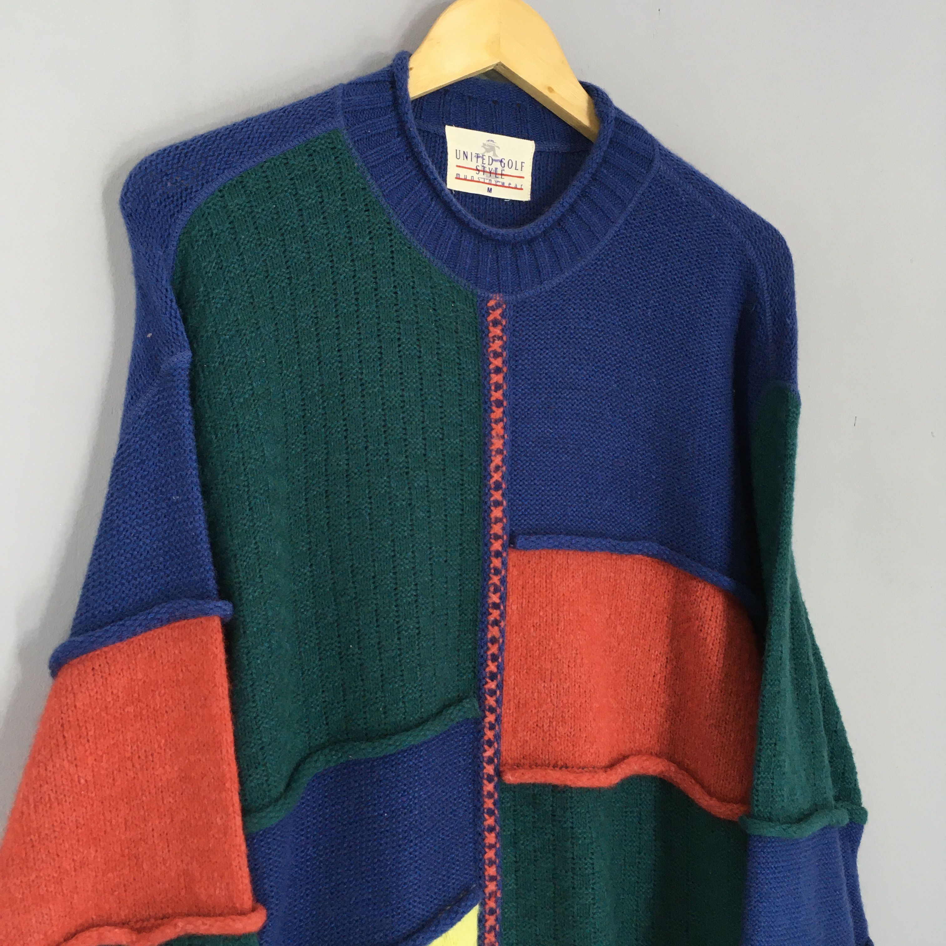 Vintage Vintage United Golf Munsingwear Knit Sweater Medium Size US M / EU 48-50 / 2 - 3 Thumbnail