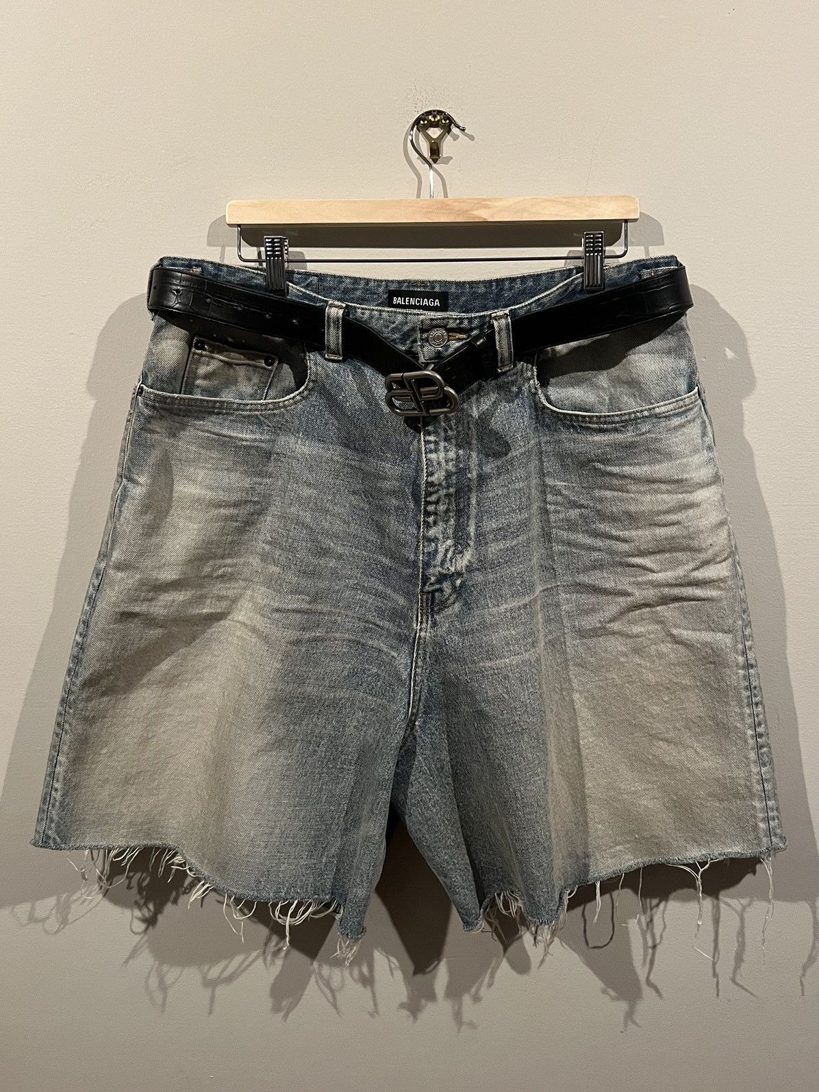Balenciaga Skater Denim Shorts | Grailed
