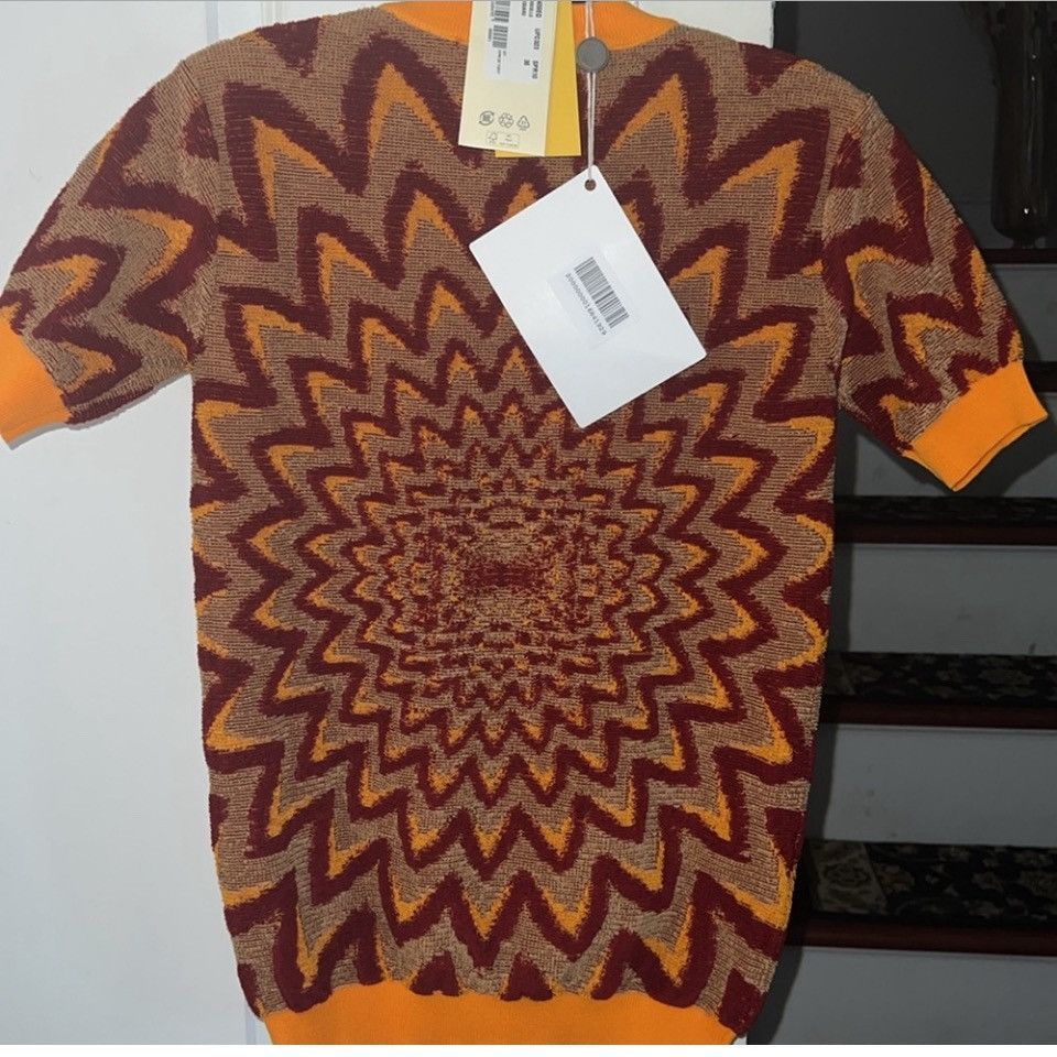 Marni Marni Girocollo Optical Jacquard Lava Sweater Size XS / US 0-2 / IT 36-38 - 4 Thumbnail