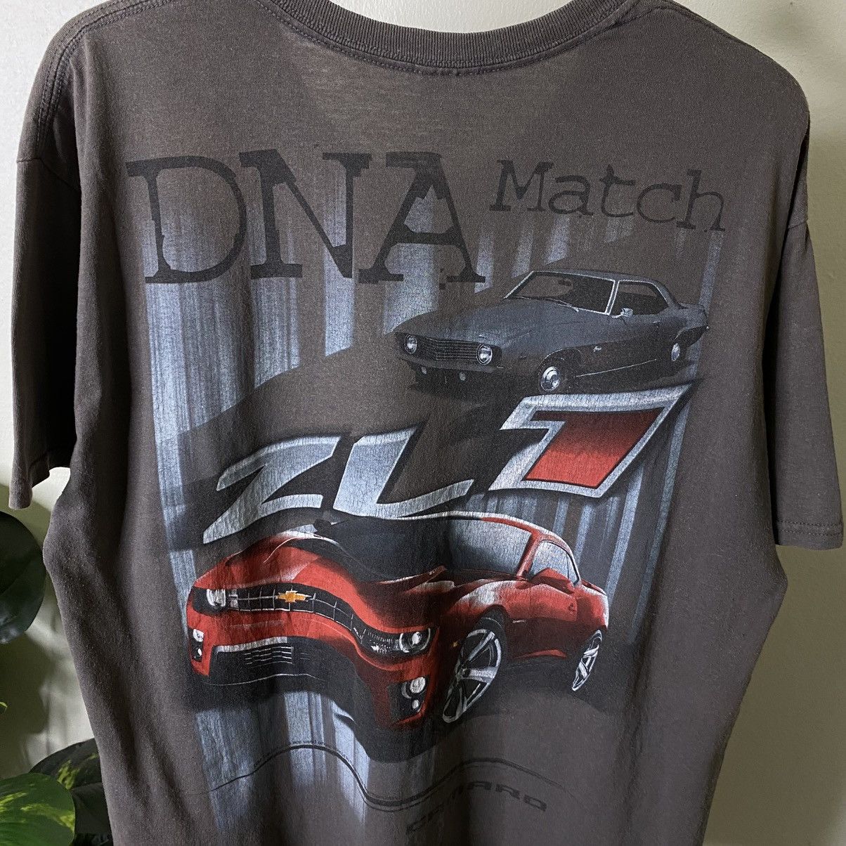 Vintage Y2K Chevrolet Camaro Z1 Promo T Shirt Faded Brown Size US XL / EU 56 / 4 - 2 Thumbnail