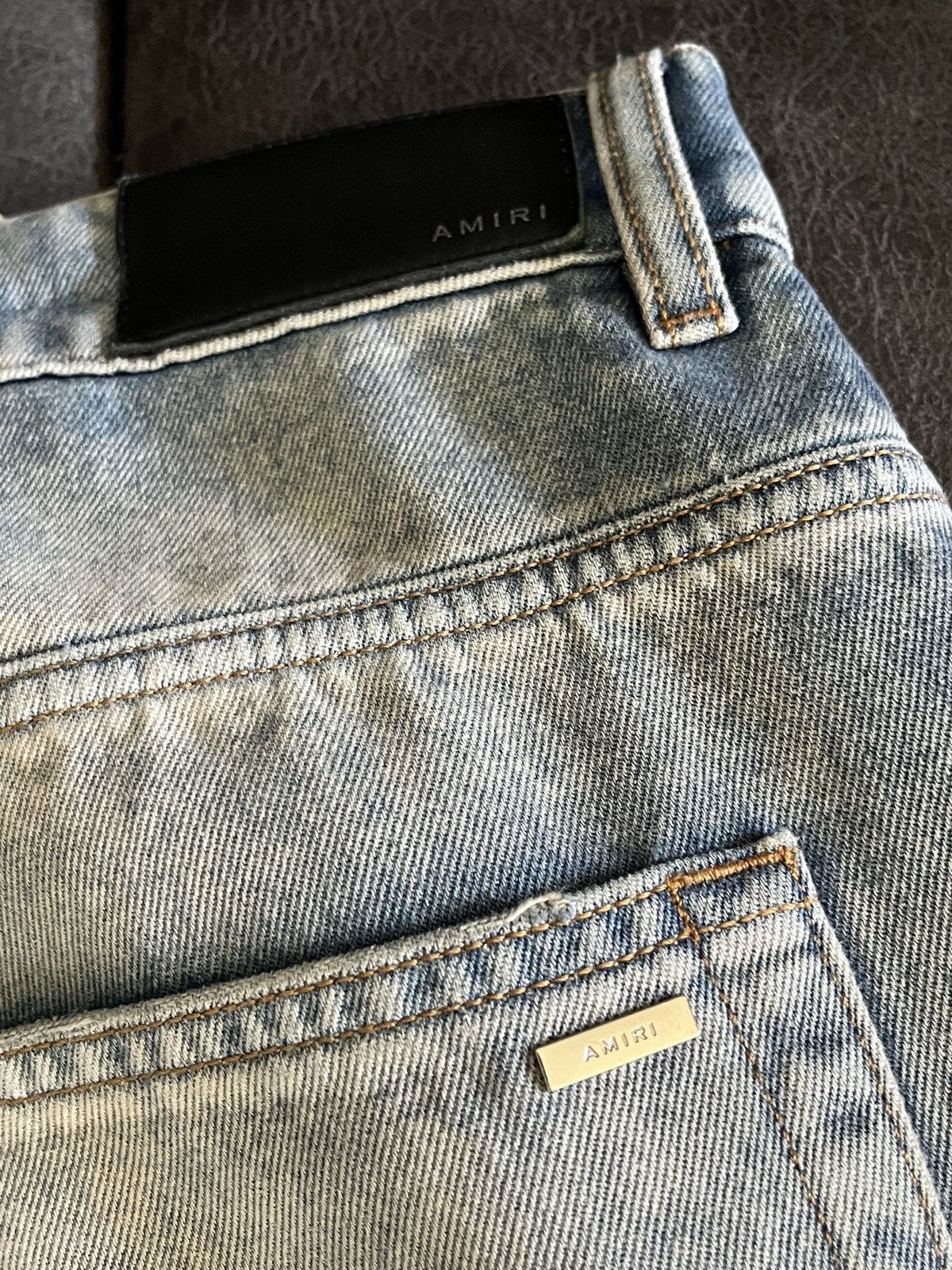 Amiri AMIRI MA Quad Cuff Straight Denim Jean sz31 Size US 31 - 5 Thumbnail