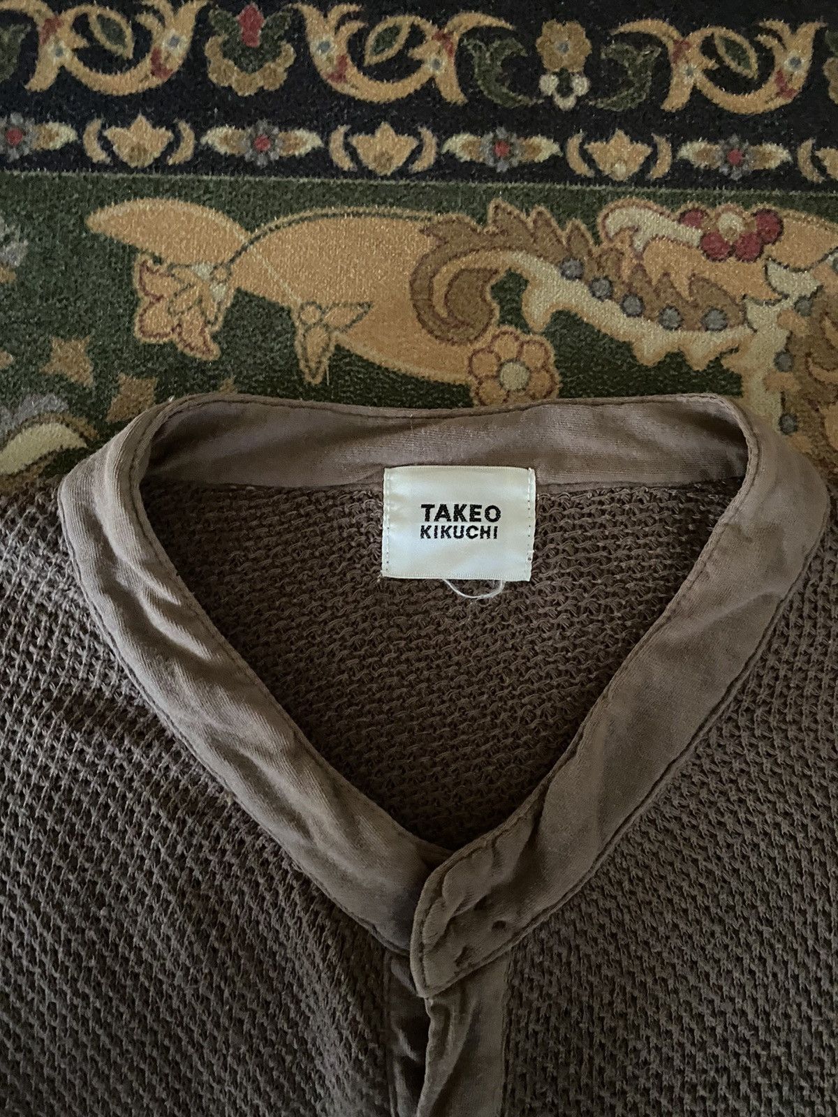 Japanese Brand × Takeo Kikuchi Vintage Takeo Kikuchi knitwear Long Sleeve Tee Size US L / EU 52-54 / 3 - 6 Thumbnail