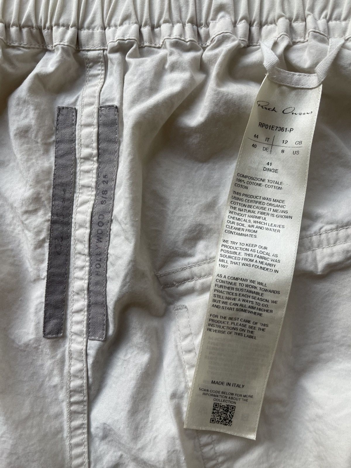 Rick Owens Hollywood Wide Bela Lounge Pants Size US 28 / EU 44 - 4 Thumbnail