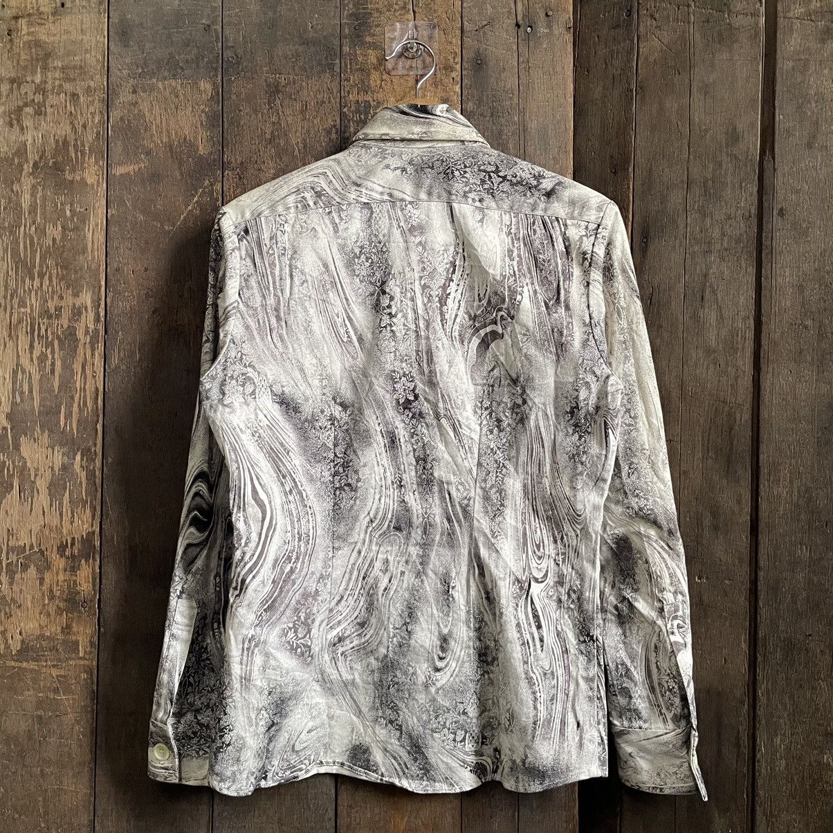 Tornado Mart Vintage Tornado Mart Punk Marble Flower Button Up Shirt Size US M / EU 48-50 / 2 - 2 Thumbnail