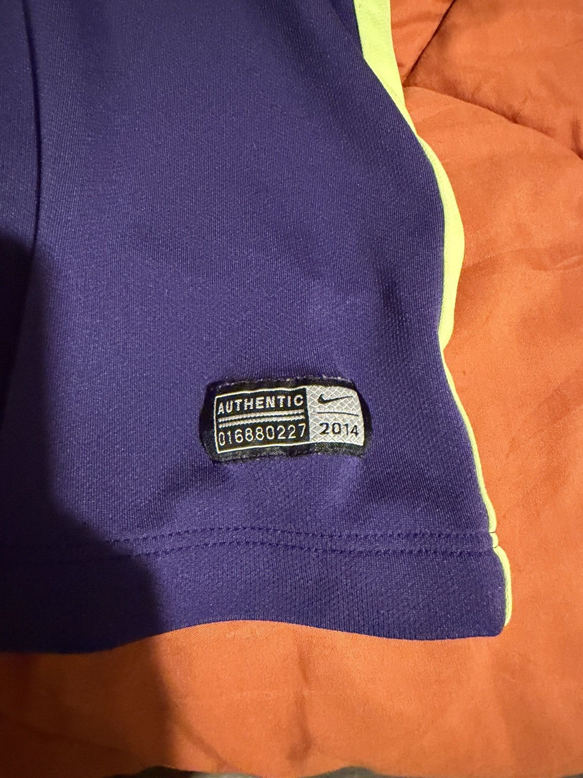 Nike Nike Manchester City 2014 Away Polo Jersey Dri-FIT Etihad Size US S / EU 44-46 / 1 - 5 Thumbnail