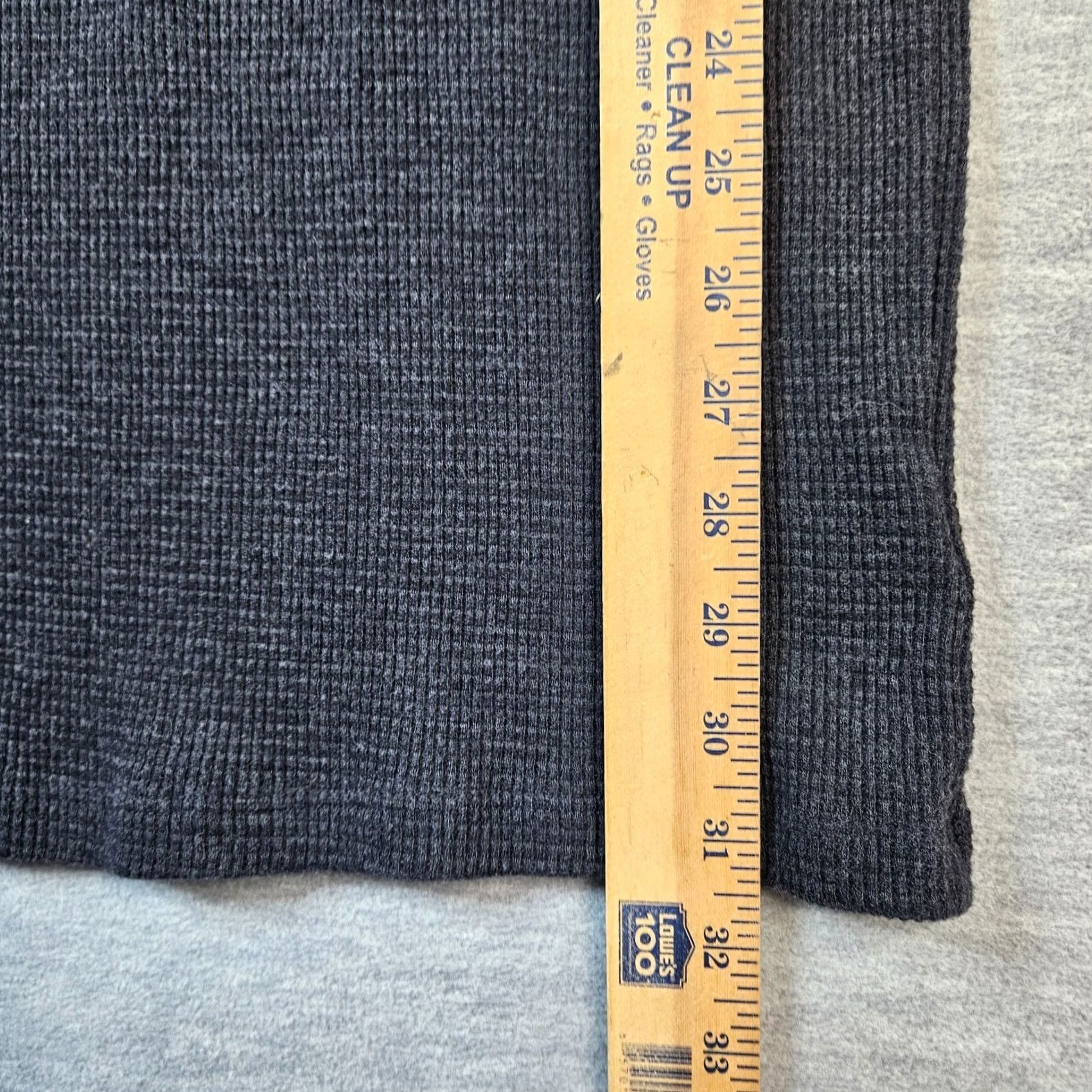 TNA TNA Dark Gray Ribbed Crew Neck Long Sleeve XS A-Line Dress Women Cotton Polyester Solid Casual Size XS / US 0-2 / IT 36-38 - 5 Thumbnail