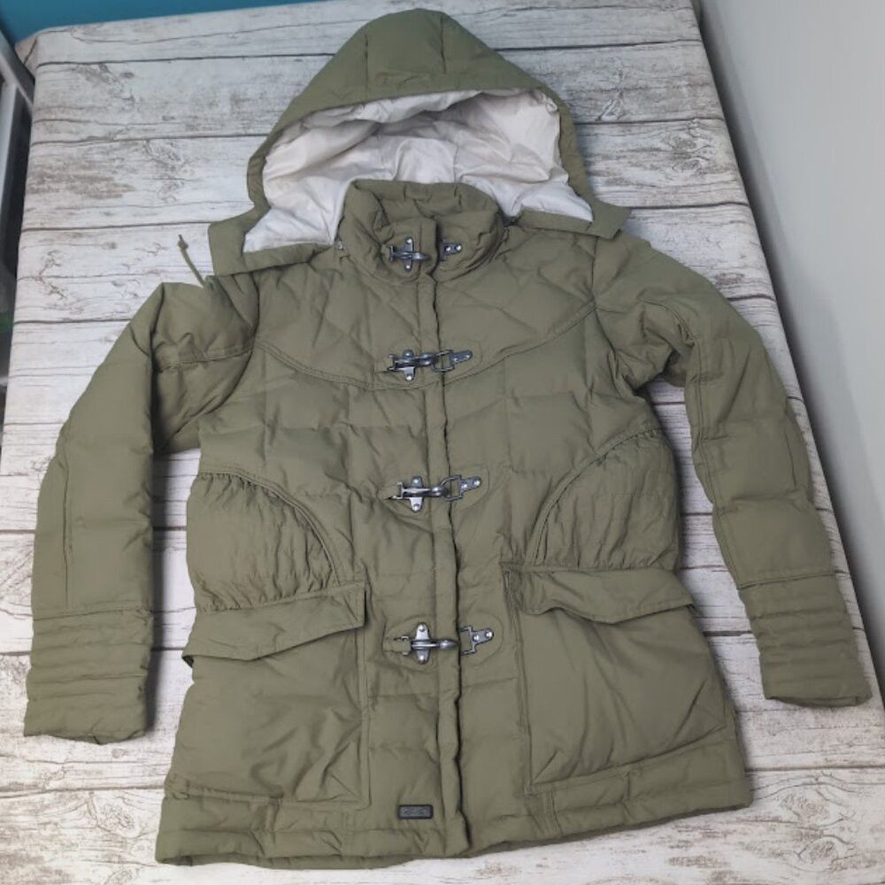 Oakley Oakley Women's Quilted Puffer Snow Winter Parka Light Olive Size M / US 6-8 / IT 42-44 - 1 Thumbnail