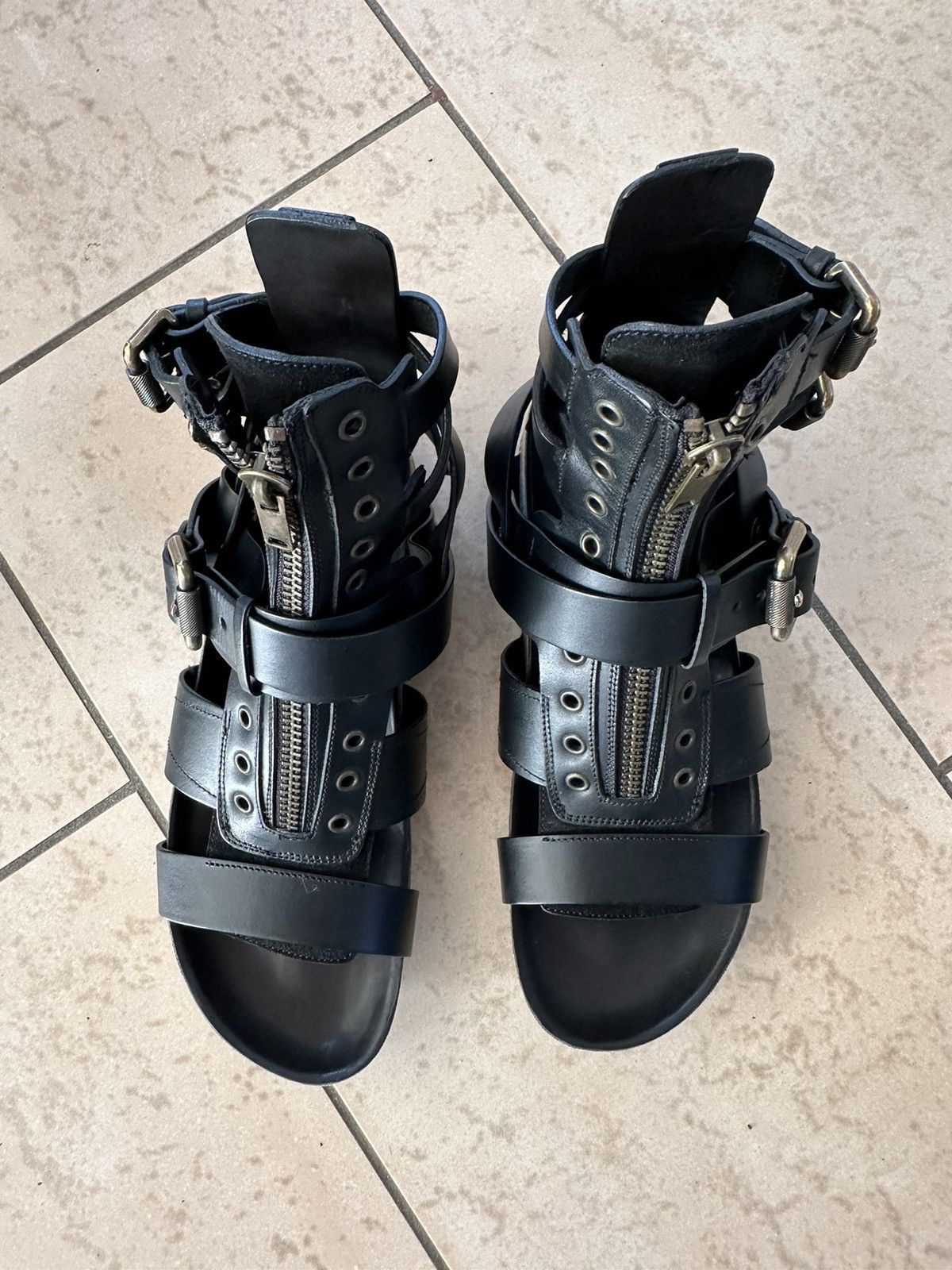 Burberry Prorsum Butberry Prorsum ss11 leather gladiator sandals Size US 11 / EU 44 - 8 Thumbnail