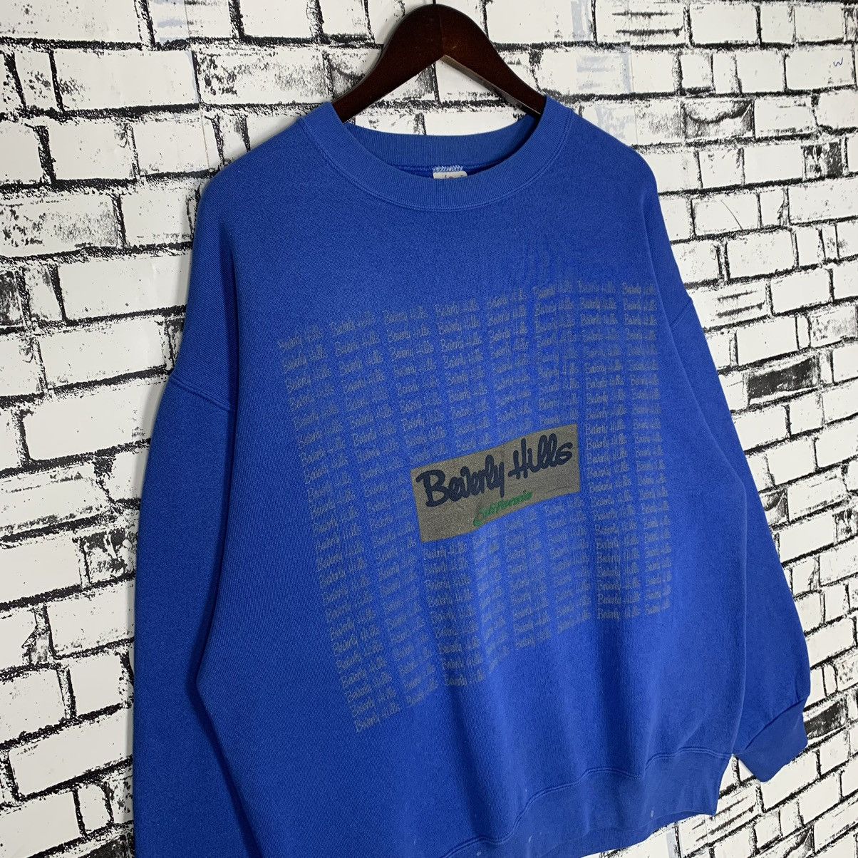 Other Vintage Beverly Hills Big Print Sweatshirt Crewneck Size US XL / EU 56 / 4 - 6 Thumbnail