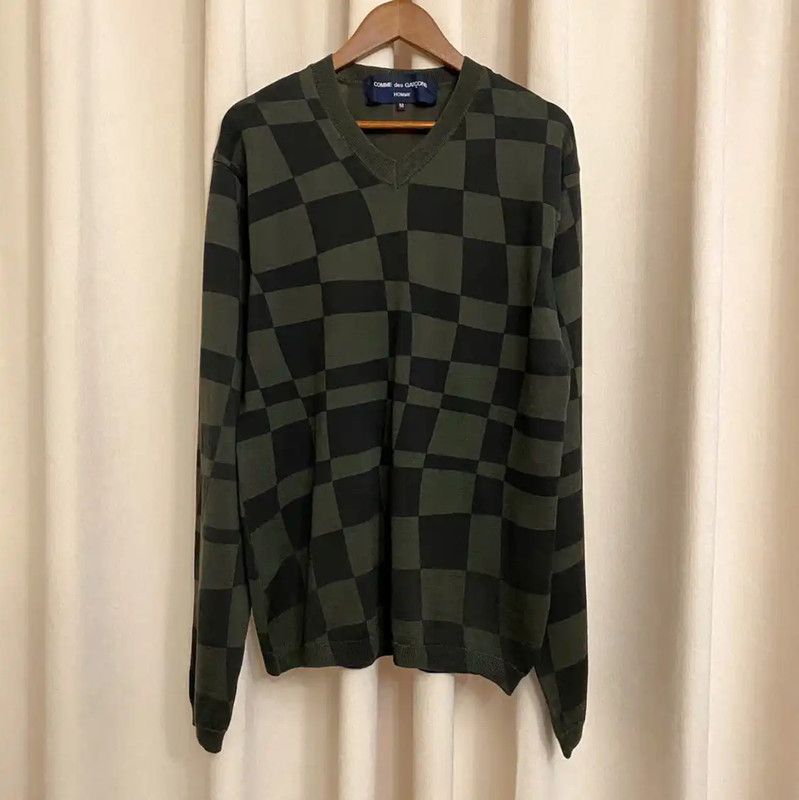 Comme des Garcons COMME des GARÇONS Men's Green Wool Top 0089 Size US M / EU 48-50 / 2 - 1 Thumbnail