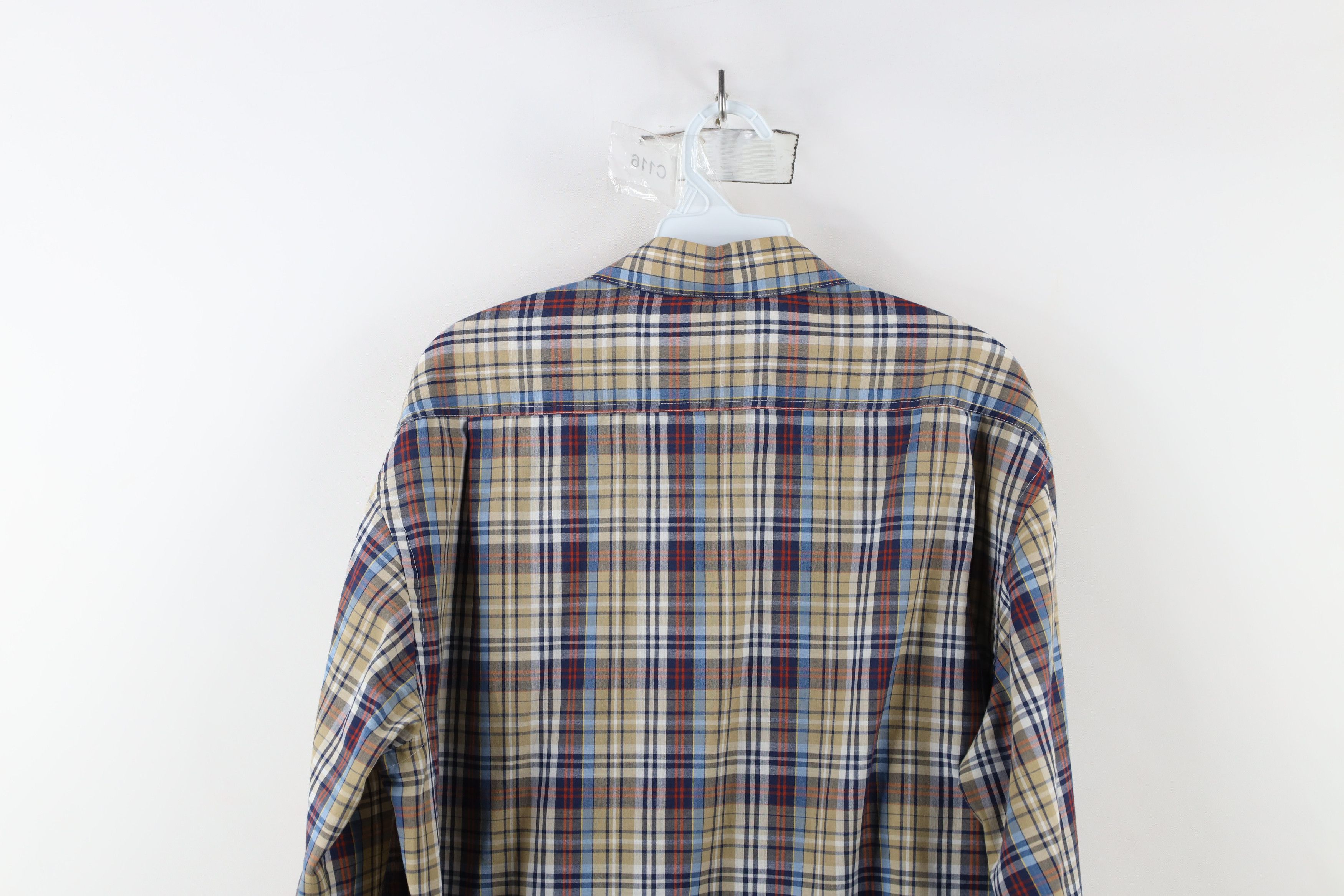 Vintage Vintage 70s Rockabilly Cowboy Collared Button Shirt Plaid Size US L / EU 52-54 / 3 - 14 Thumbnail