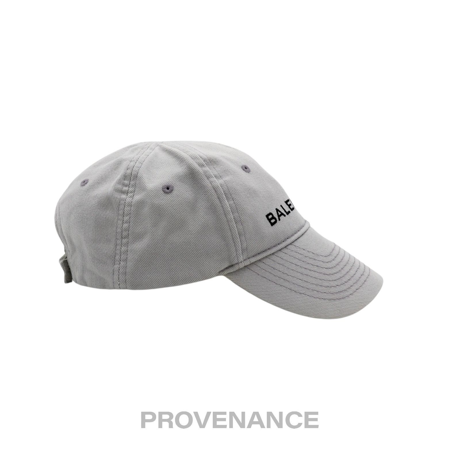 Balenciaga 🔴 Balenciaga Embroidered Logo Cap - Grey Size ONE SIZE - 5 Thumbnail
