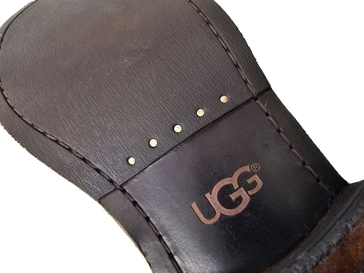 Ugg UGG Fabrizia Black Leather Ankle Boots Size 37 Size US 7 / IT 37 - 12 Thumbnail
