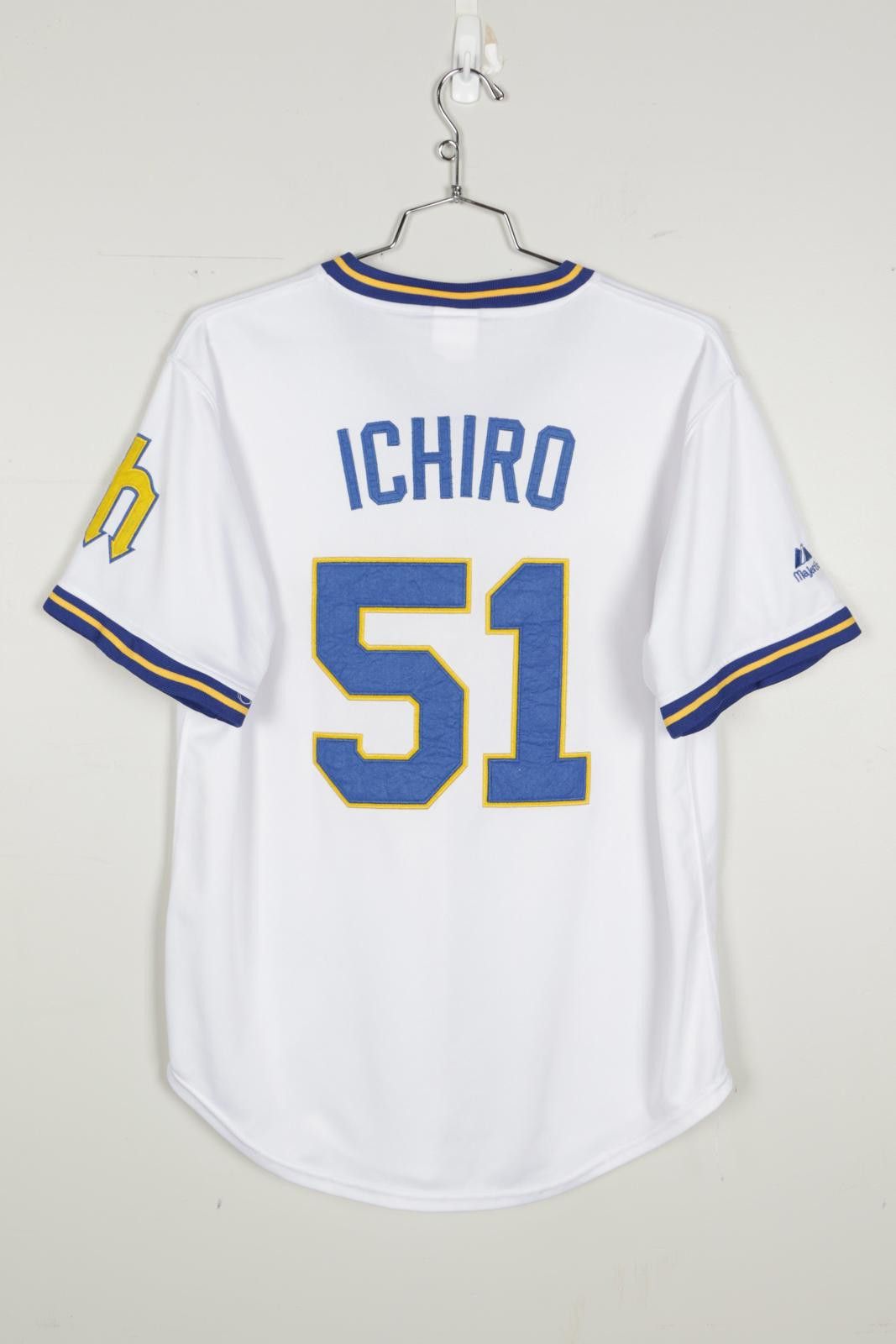 Majestic 00's Majestics Mariners Ichiro #51 Baseball Jersey Size US M / EU 48-50 / 2 - 2 Thumbnail