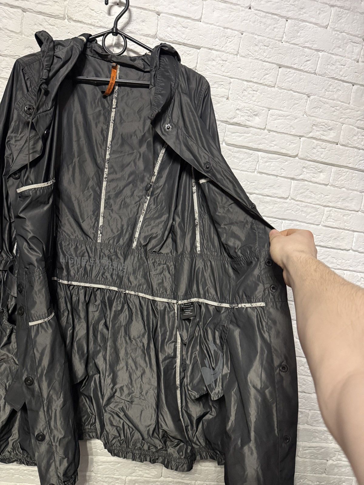 Cop Copine Cop Copine Raincoat Ligne Extreme Avant Garde Trench Coat Size M / US 6-8 / IT 42-44 - 14 Thumbnail