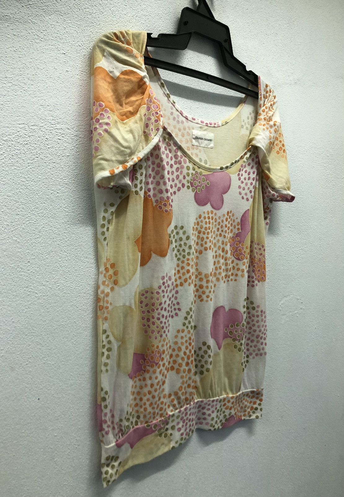 Tsumori Chisato × Vintage Tsumori Chisato Floral Print Puff Sleeve Top Made in Japan Size M / US 6-8 / IT 42-44 - 3 Thumbnail