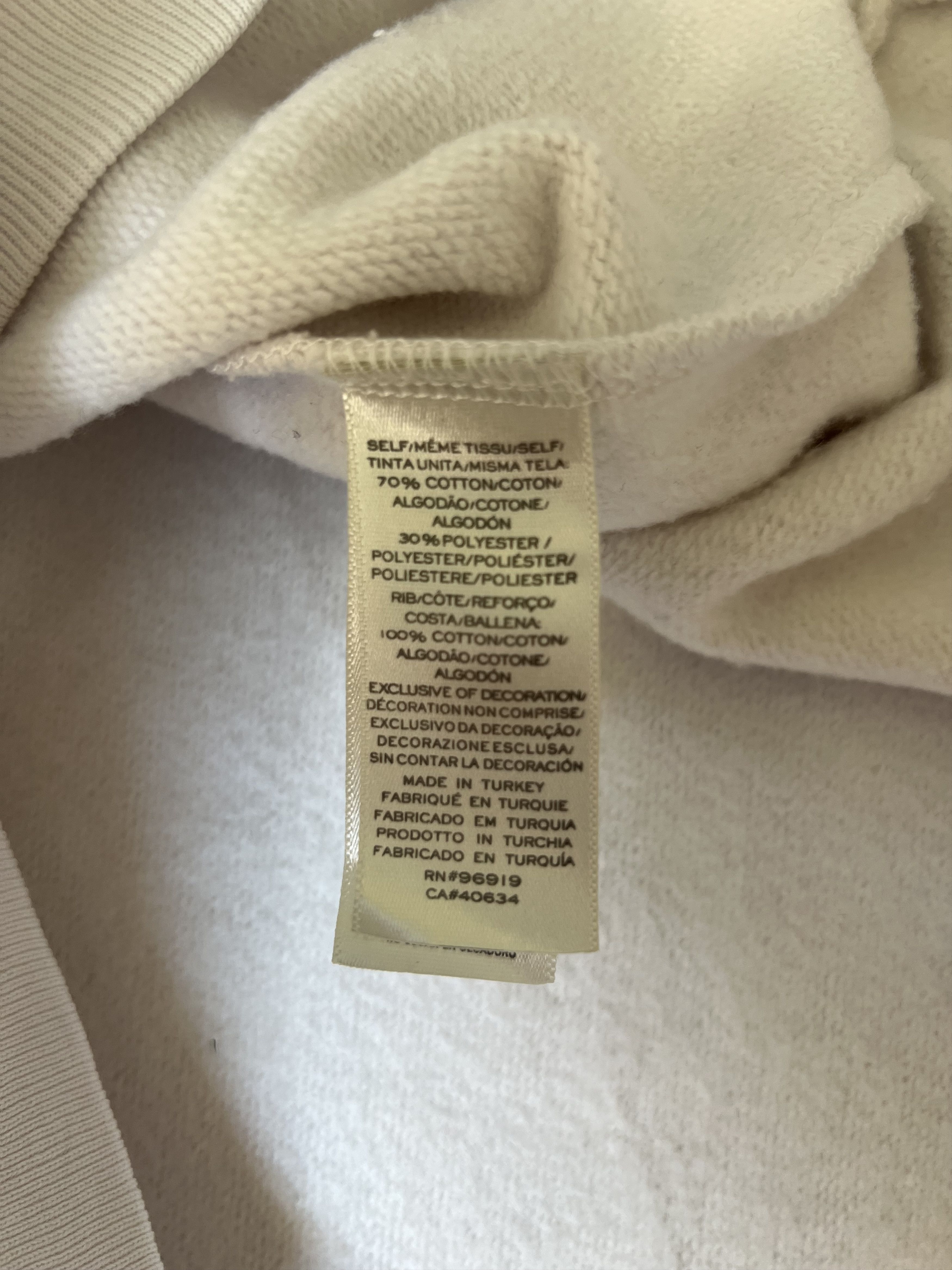 Heaven by Marc Jacobs 💚 Heaven By Marc Jacobs White Teddy Hoodie Large Size US L / EU 52-54 / 3 - 8 Thumbnail