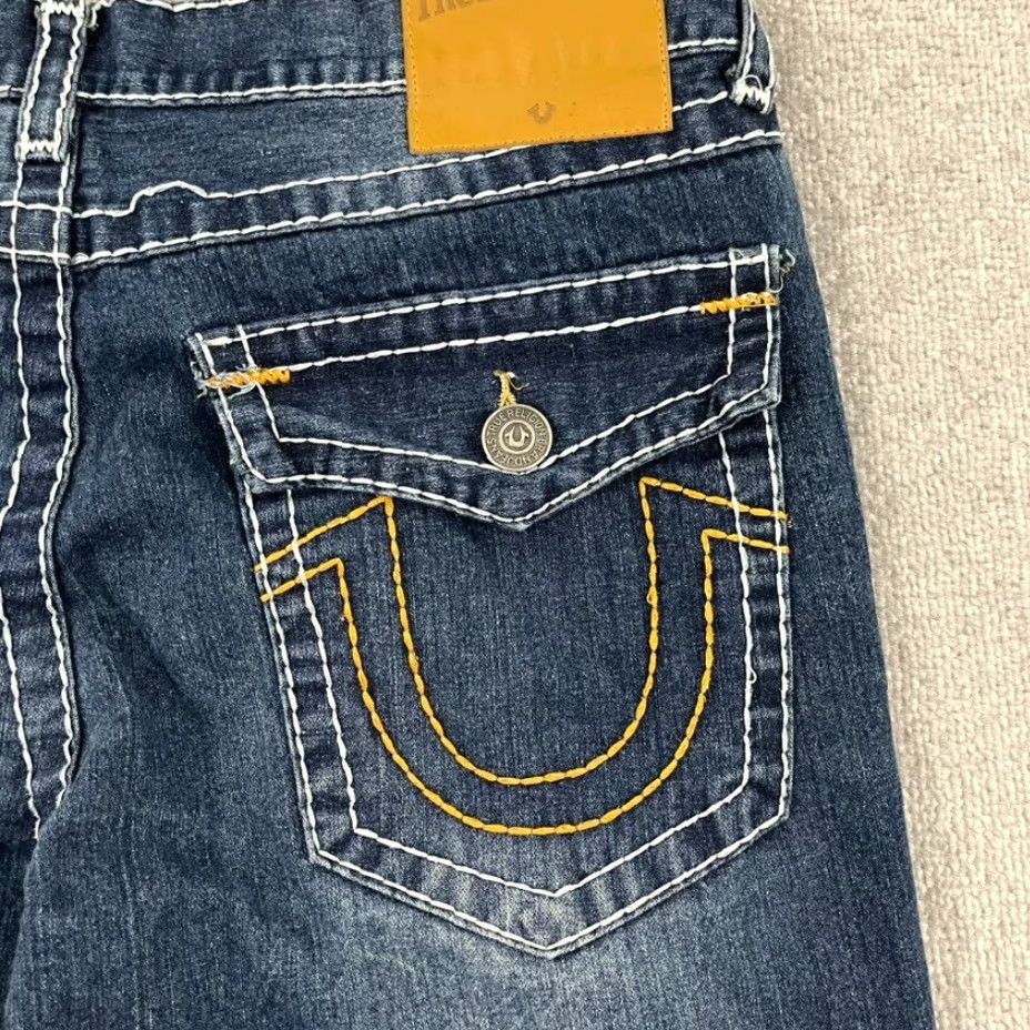 True Religion VINTAGE True Religion Jeans Mens 40x33 Straight Leg Denim Hip Hop 2000s Y2K Size US 40 / EU 56 - 3 Thumbnail