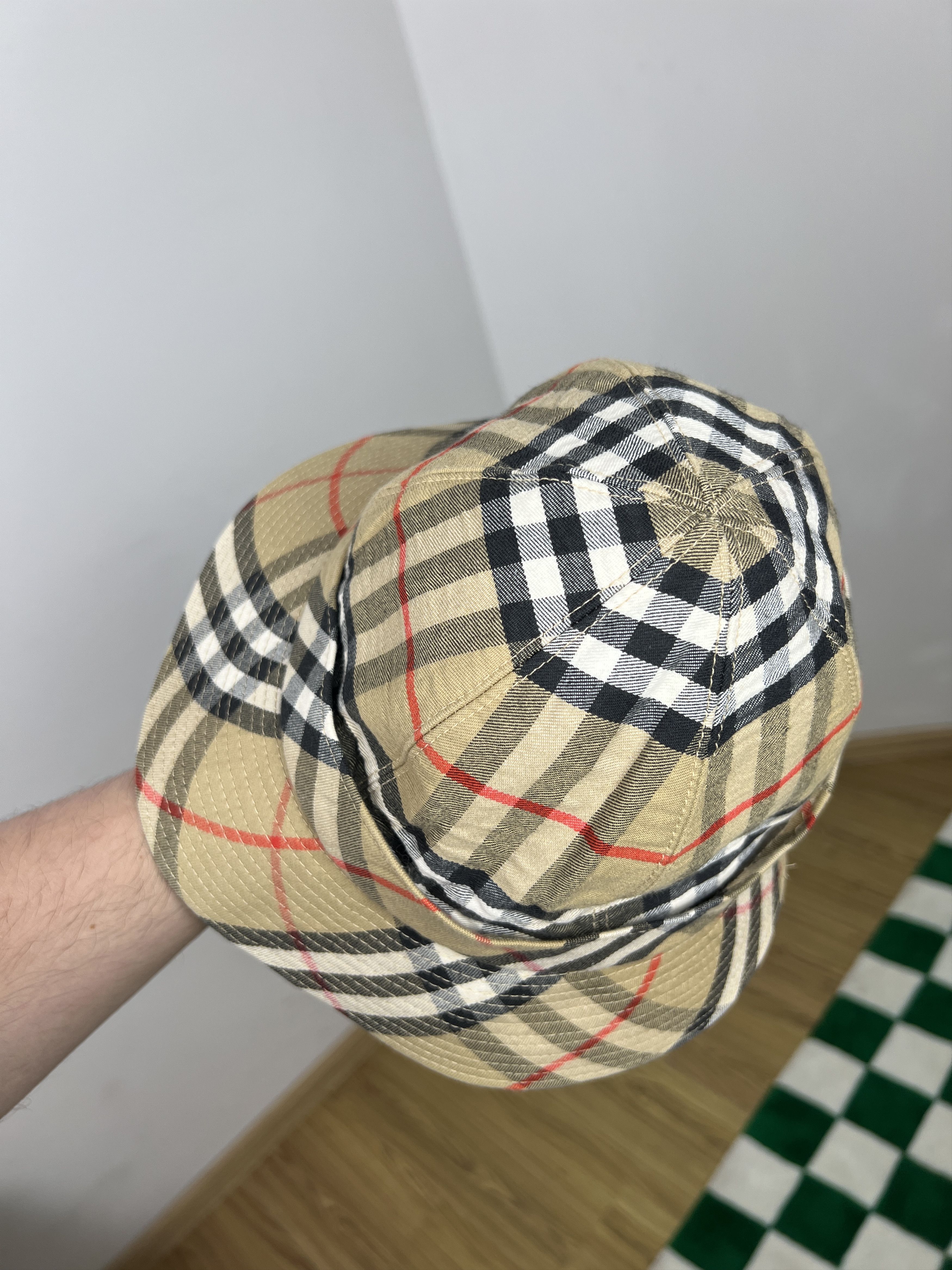 Burberry Burberry’s 90s Vintage Nova check Panama hat Size ONE SIZE - 8 Thumbnail