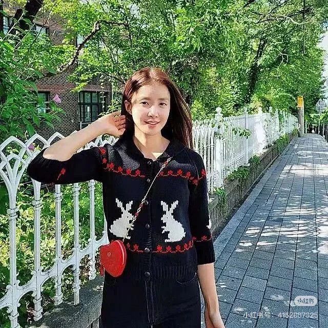 Dior Dior Black and red rabbit sweater jacket 2504-Nextarrow Size XS / US 0-2 / IT 36-38 - 6 Thumbnail