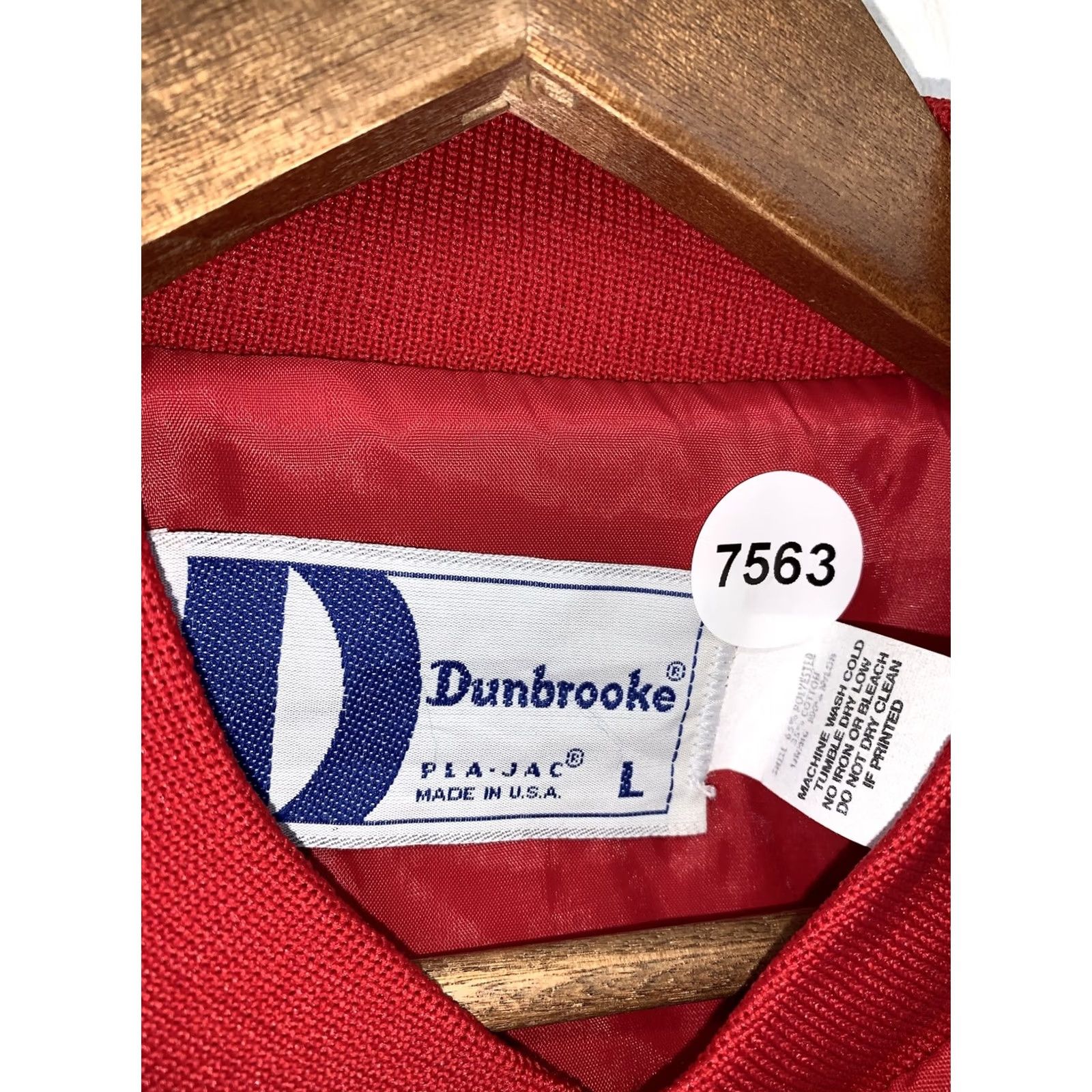 Dunbrooke VINTAGE Dupont Racing Dunbrooke USA Red Jacket Mens L 1970-80s Size US L / EU 52-54 / 3 - 3 Thumbnail