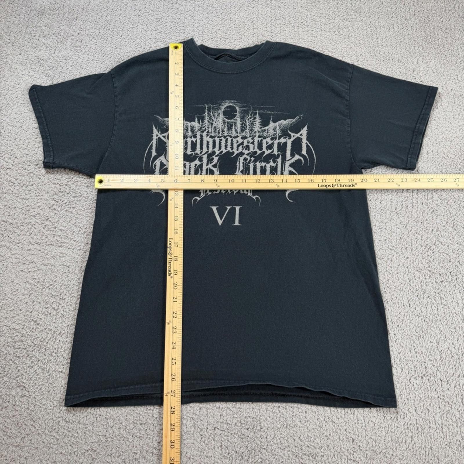 Other Northwestern Black Circle Festival VI Metal Band T Shirt Size US M / EU 48-50 / 2 - 3 Thumbnail