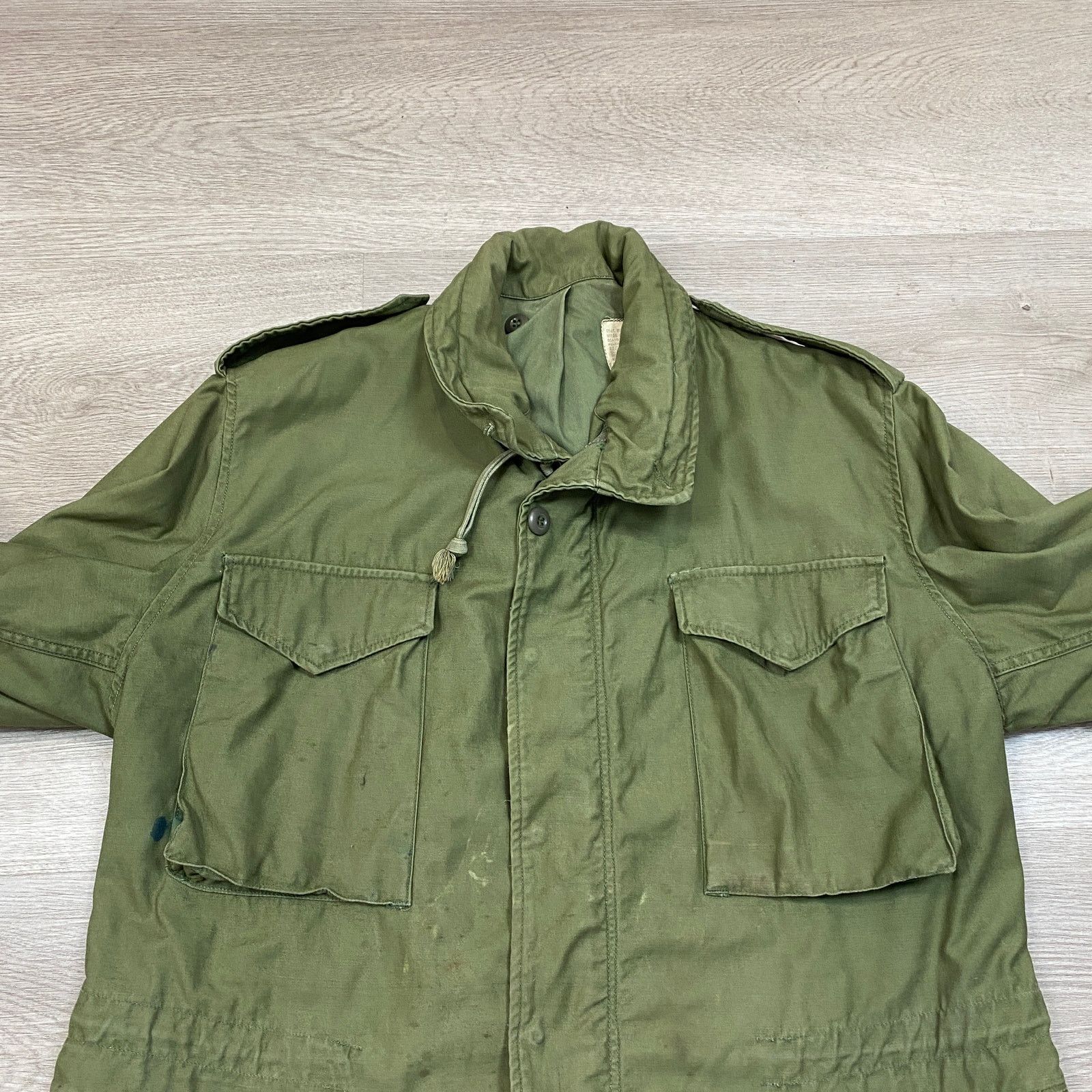 Vintage VTG OG 107 M 65 Field Sateen Hooded Military Jacket Medium Size US M / EU 48-50 / 2 - 2 Thumbnail