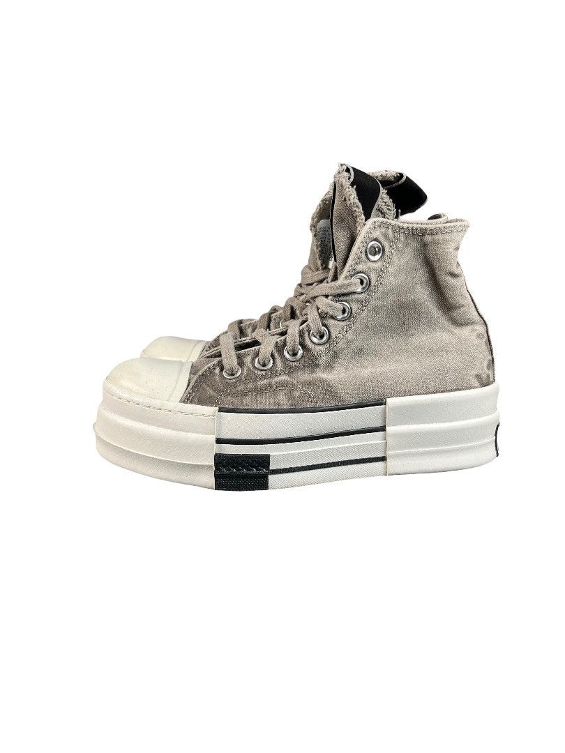 Rick Owens Drkshdw Rick Owens DRKSHDW Dbl DrkStar High-Top Sneakers – Gray Size US 6.5 / IT 36.5 - 7 Thumbnail