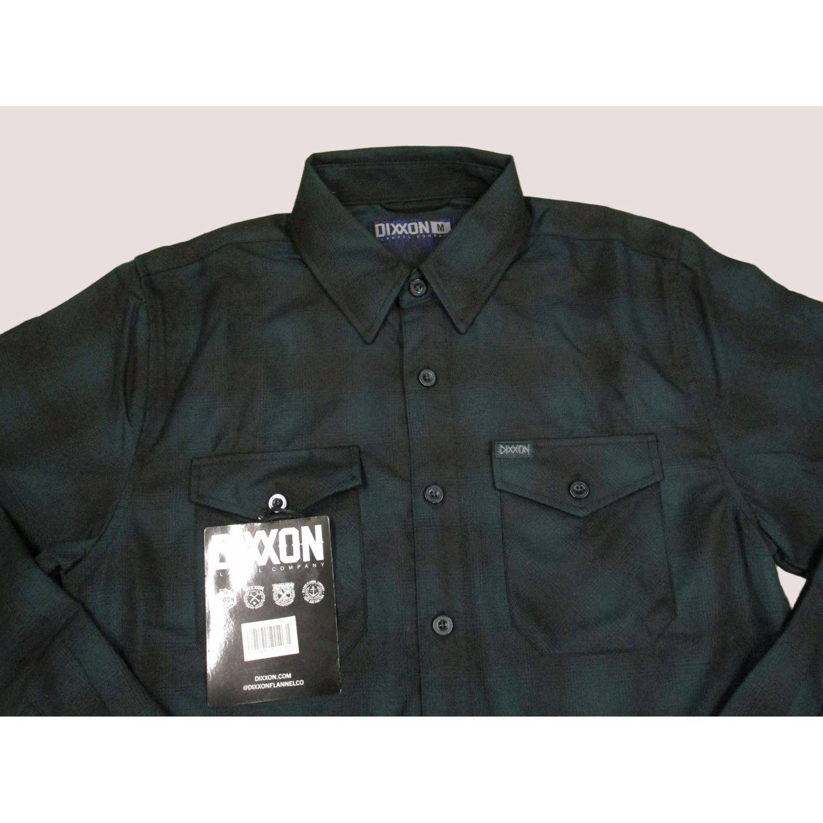 Vintage Dixxon Flannel Shirt Men M Green Black Forest Edition Shadow Plaid NWT Size US M / EU 48-50 / 2 - 1 Thumbnail