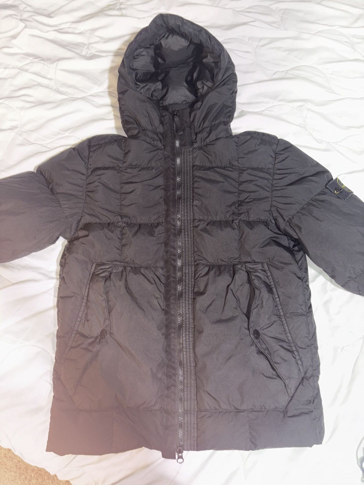 Stone Island Stone Island Garment Dyed Crinkle NY Down Jacket-Black Small Size US S / EU 44-46 / 1 - 2 Thumbnail