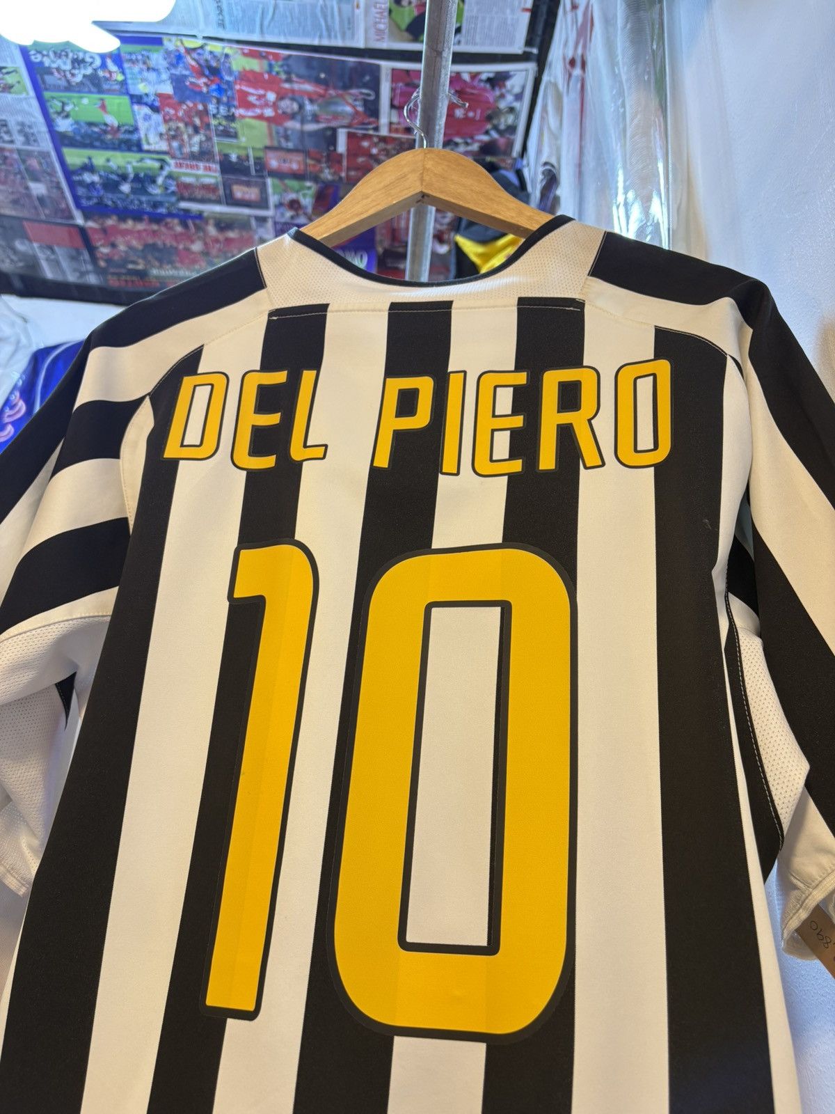 Nike Vintage 2003-2004 Juventus FC DEL PIERO 10 Size US XXL / EU 58 / 5 - 2 Thumbnail