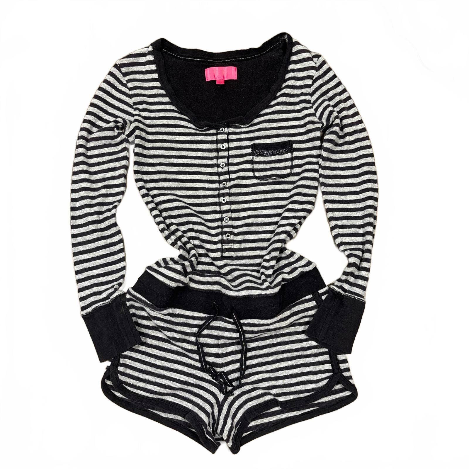 Other y2k striped victoria's secret onesie Size ONE SIZE - 2 Thumbnail
