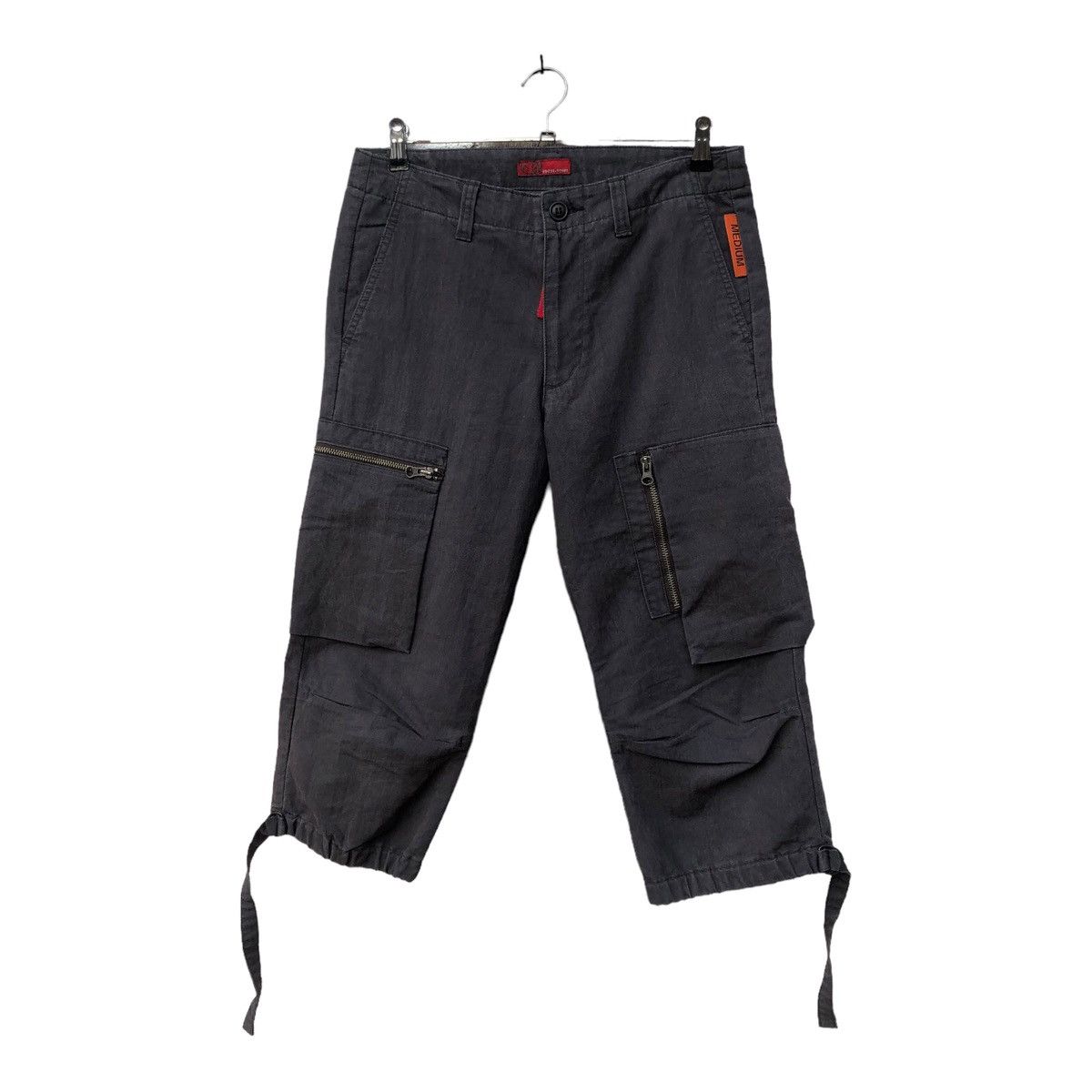 20471120 × Homme + Femme La 291295 Homme Drawstring Short Cargo Pants Size US 31 - 1 Thumbnail