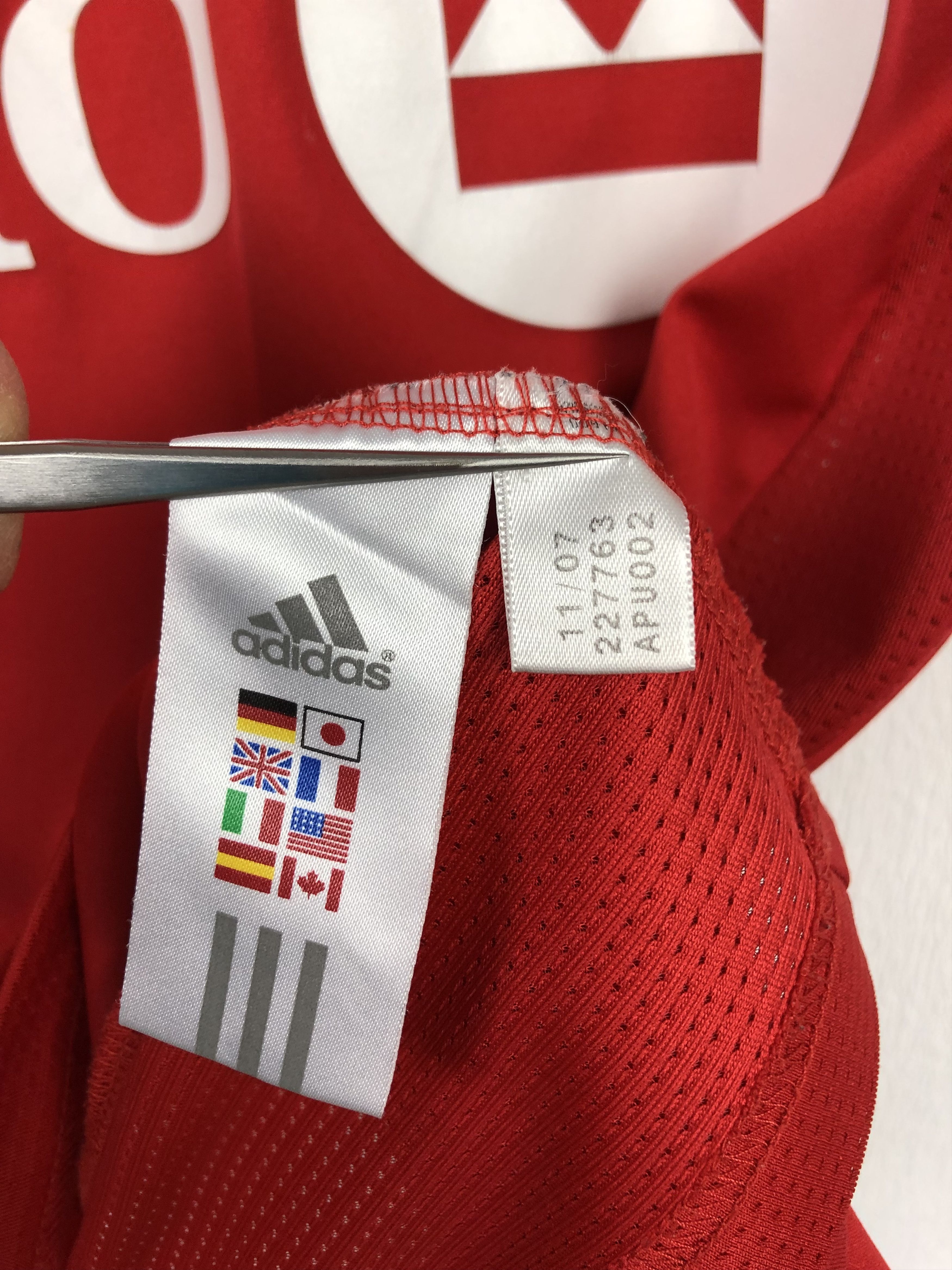 Adidas Toronto FC football shirt 2007 Soccer Jersey Rare Train Size US S / EU 44-46 / 1 - 8 Thumbnail