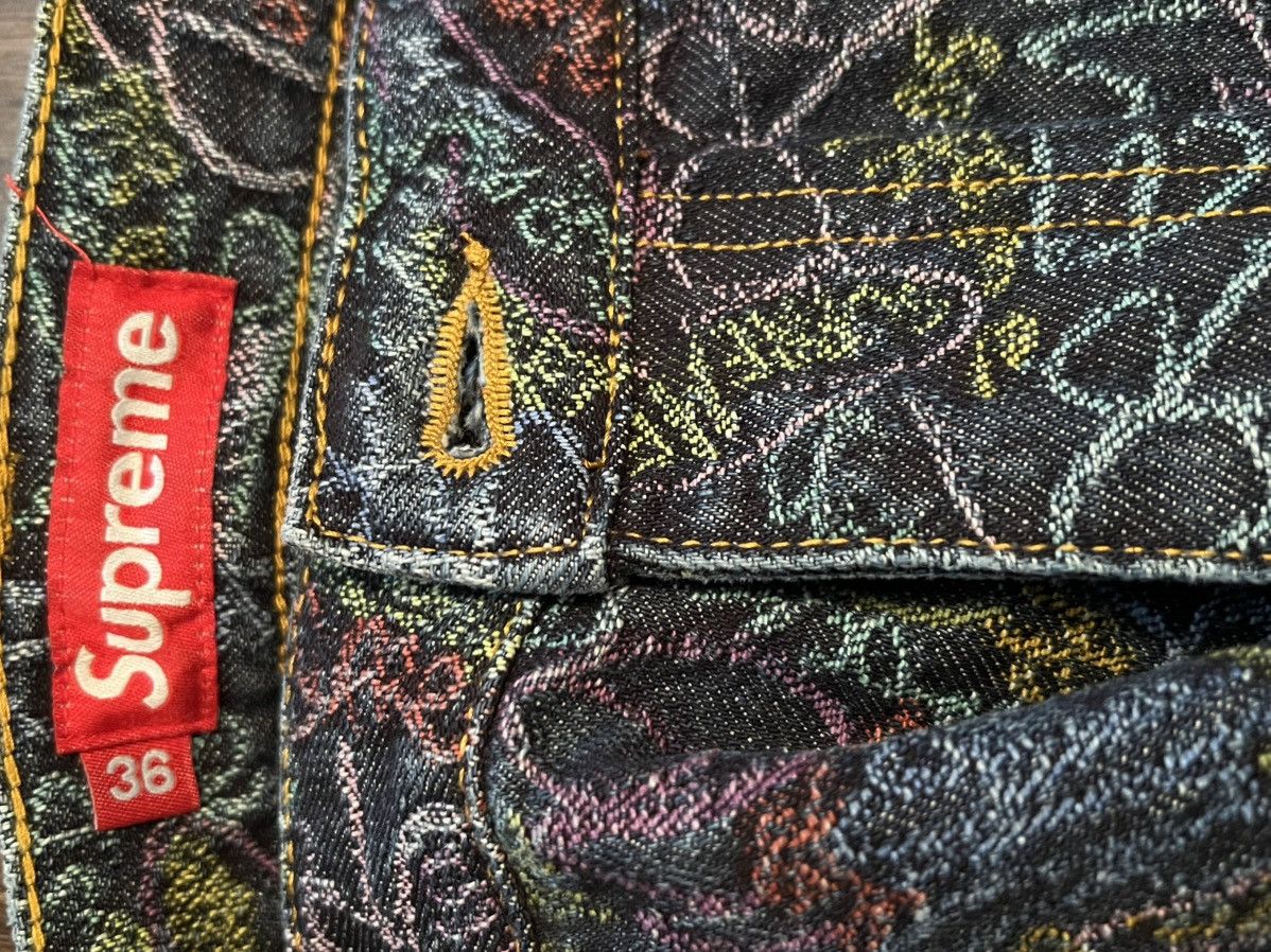 Supreme Supreme Denim Handstyle Double Knee Shorts 35 Size US 36 / EU 52 - 8 Thumbnail