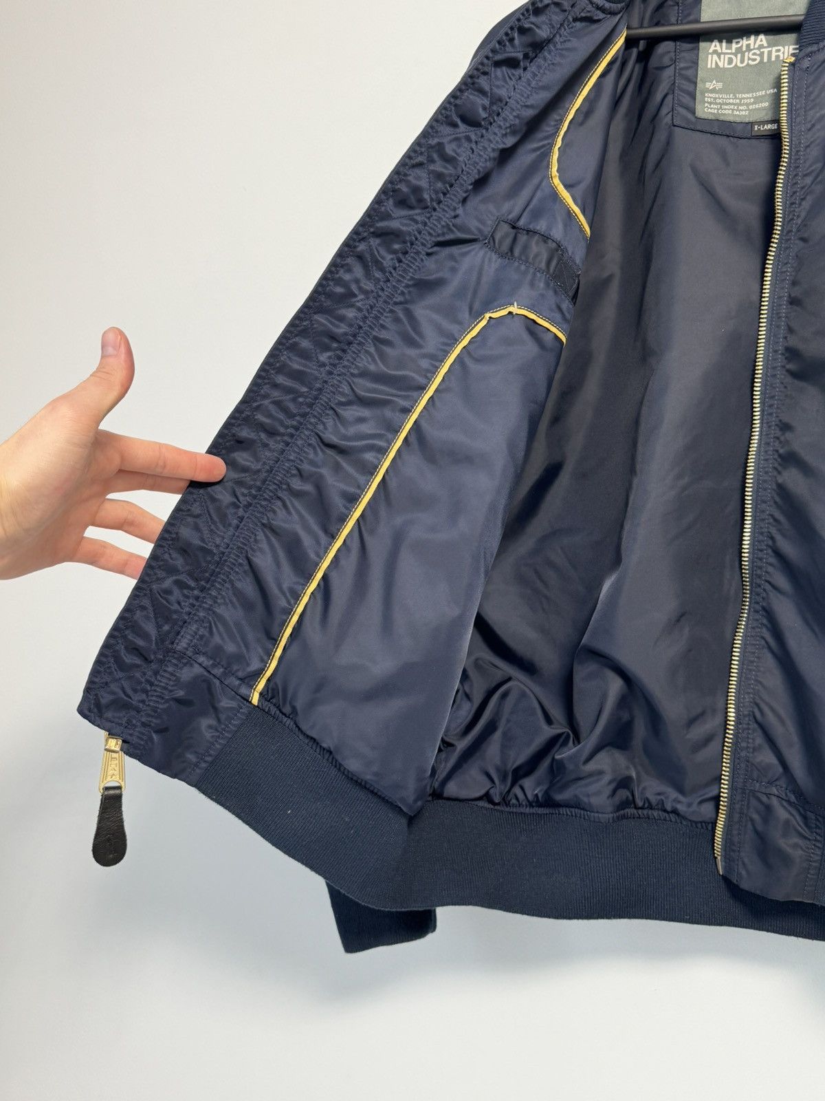 Alpha Industries × Designer Y2K Style Alpha Industries Jacket Rare Nylon Size US XL / EU 56 / 4 - 10 Thumbnail